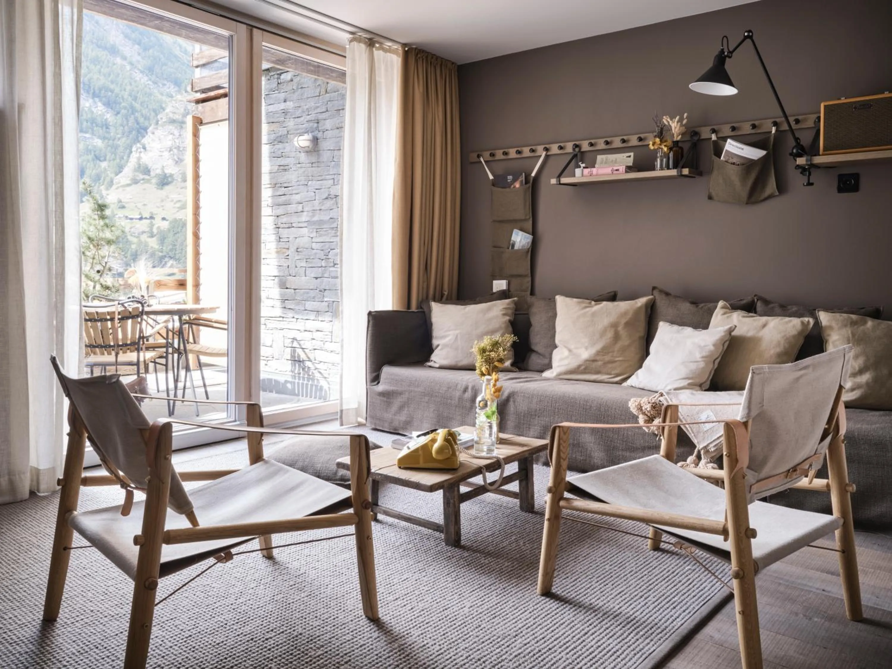 Seating area in CERVO Mountain Resort