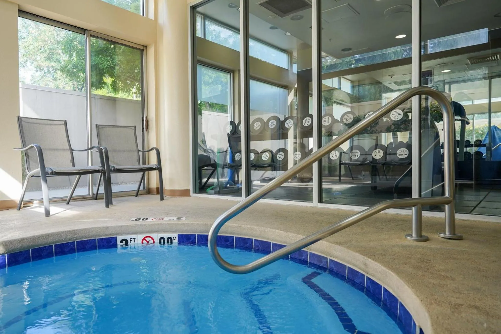 Swimming pool in Holiday Inn Express Boise Downtown by IHG
