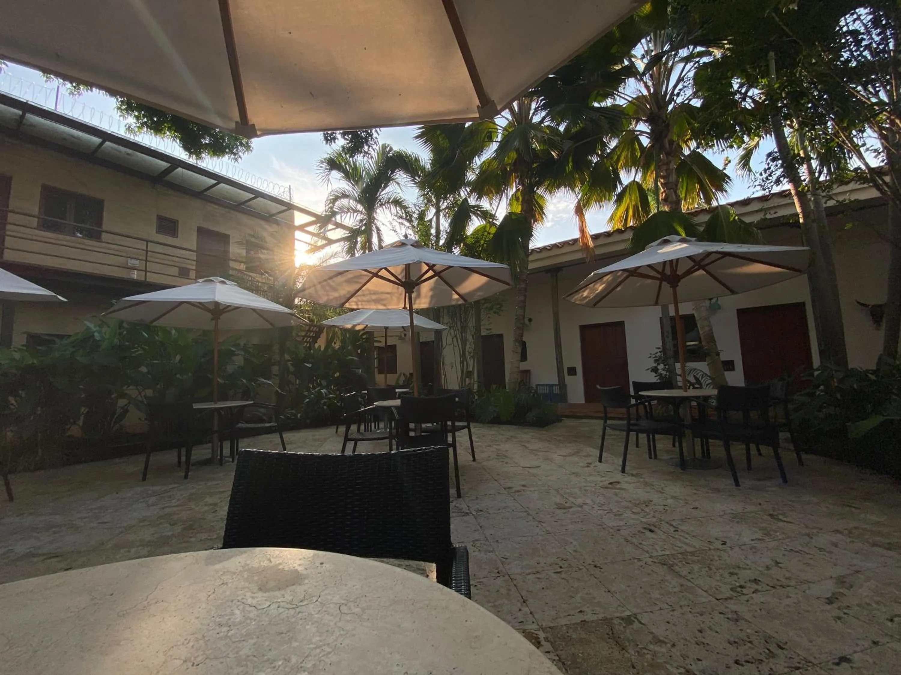 Patio in Hotel San German
