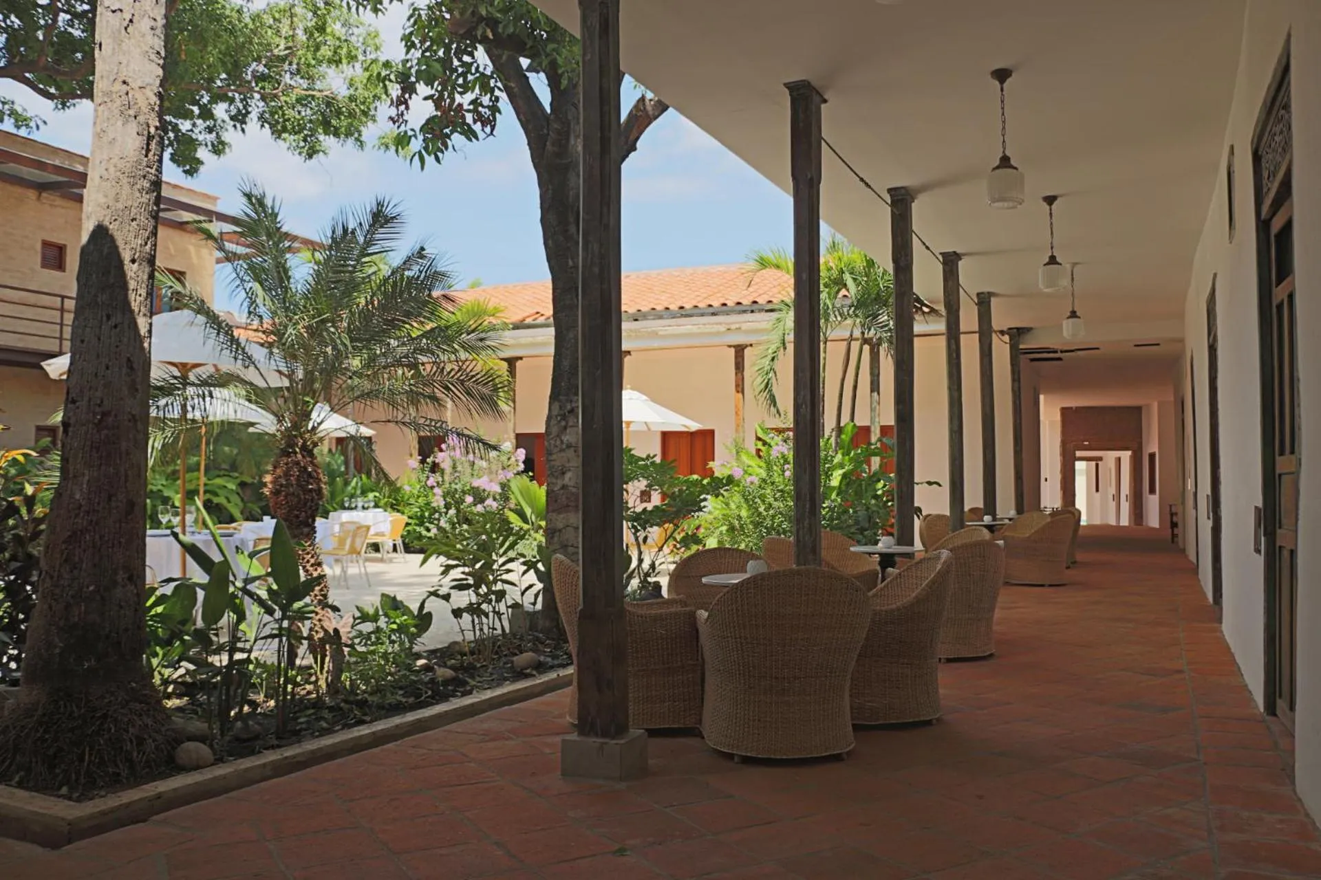 Patio in Hotel San German