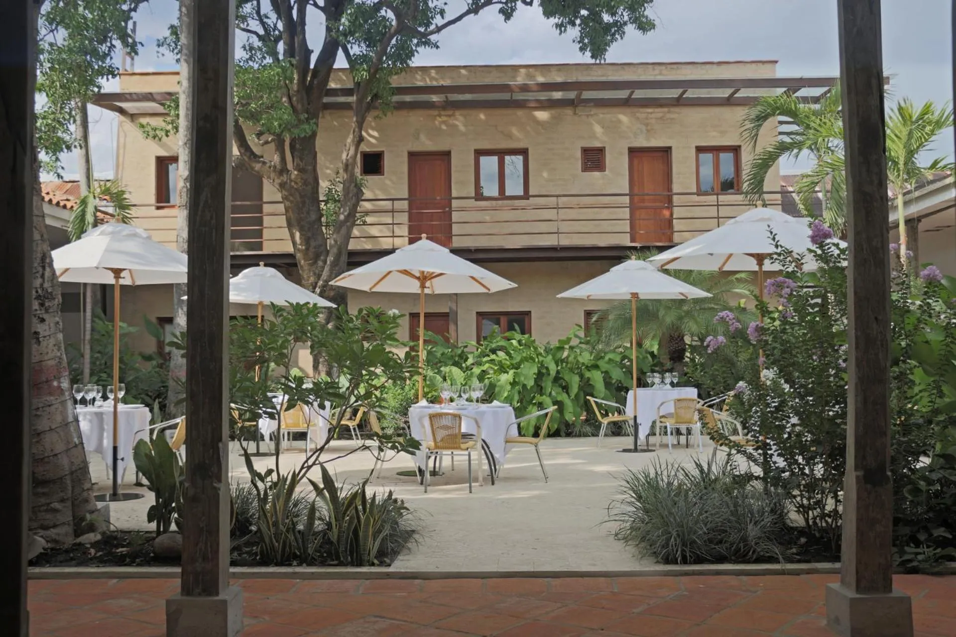 Patio in Hotel San German