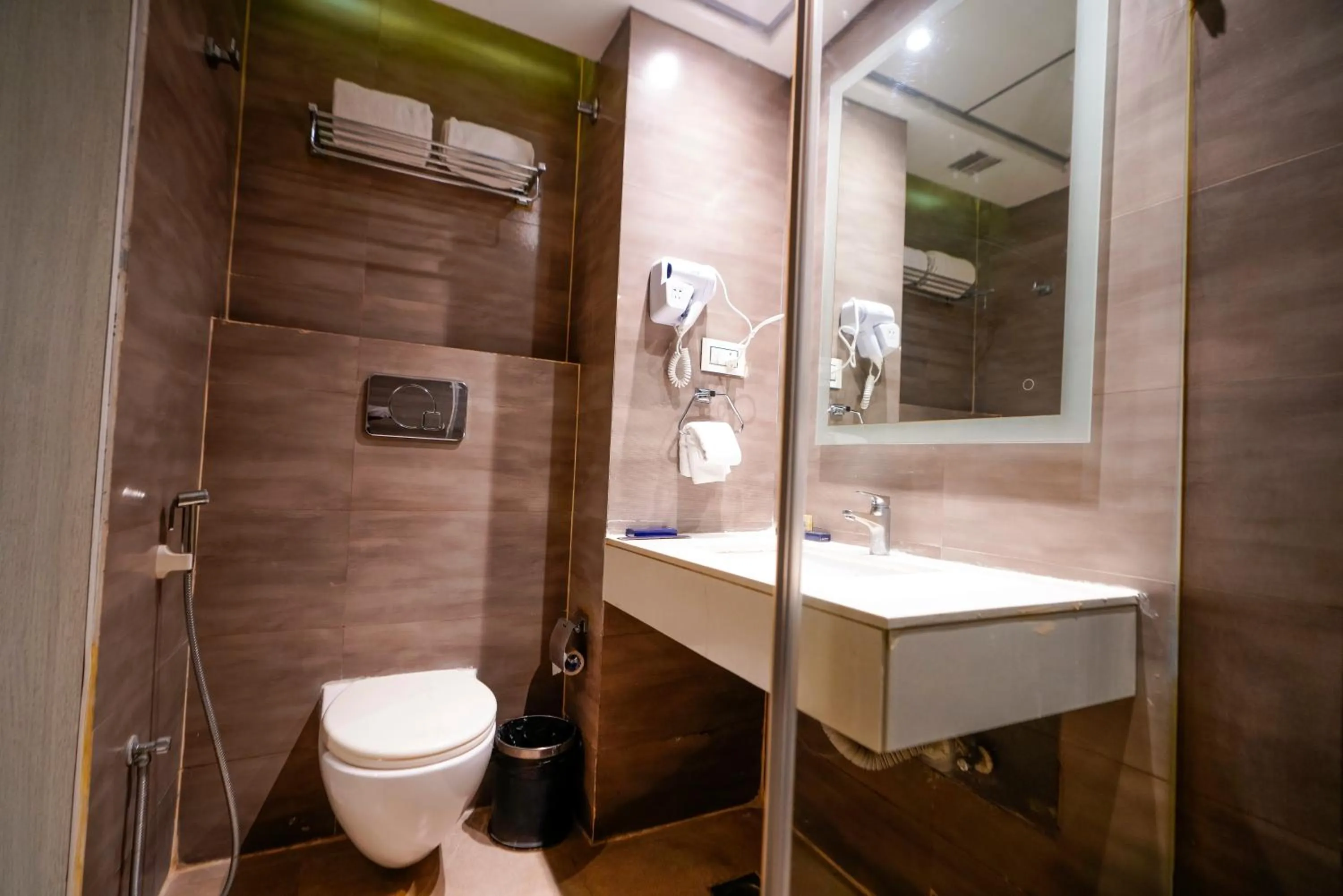 Bathroom in Hotel Deccan Serai, HITEC CITY, HYDERABAD