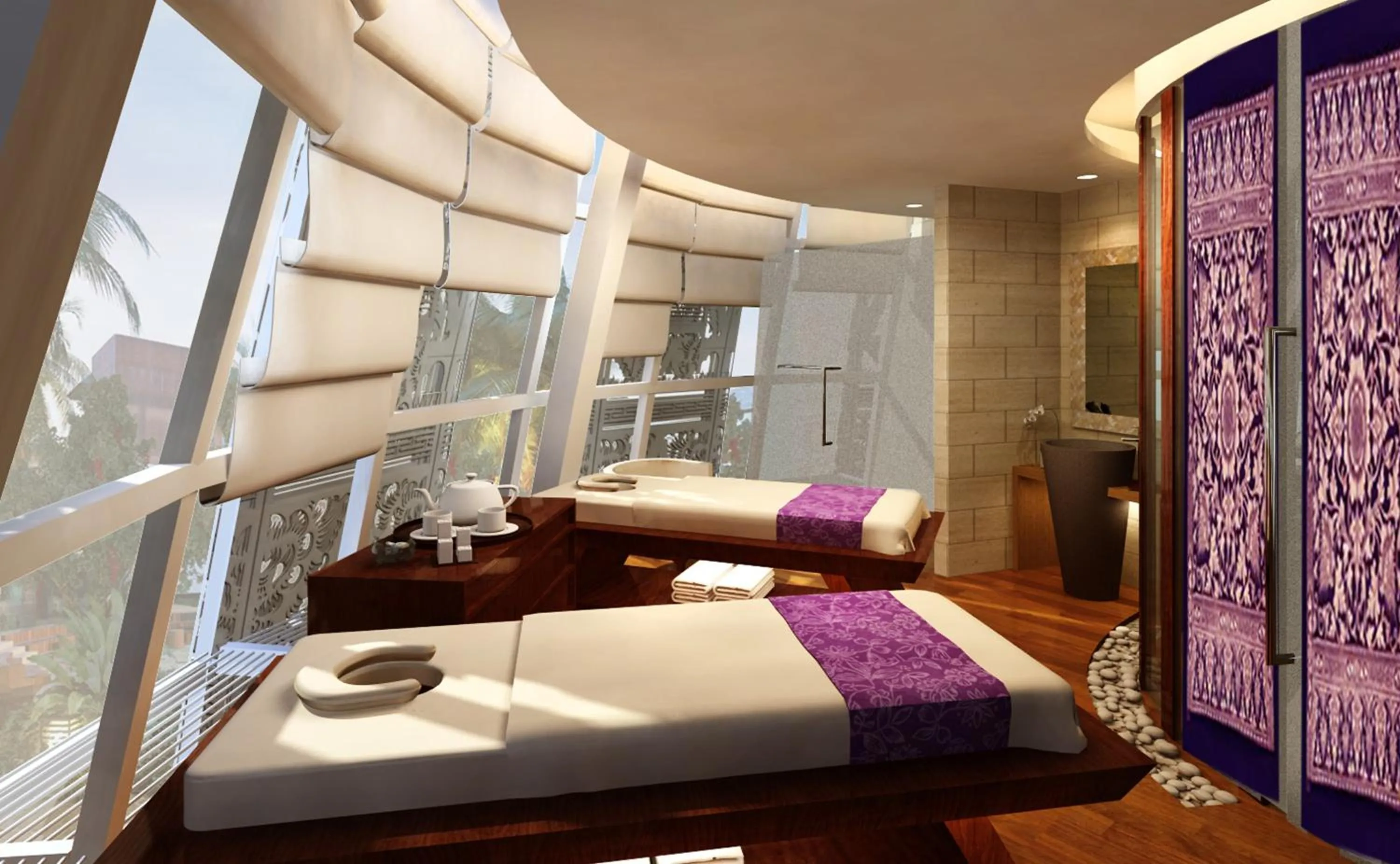 Spa and wellness centre/facilities, Bed in Golden Tulip Jineng Resort Bali