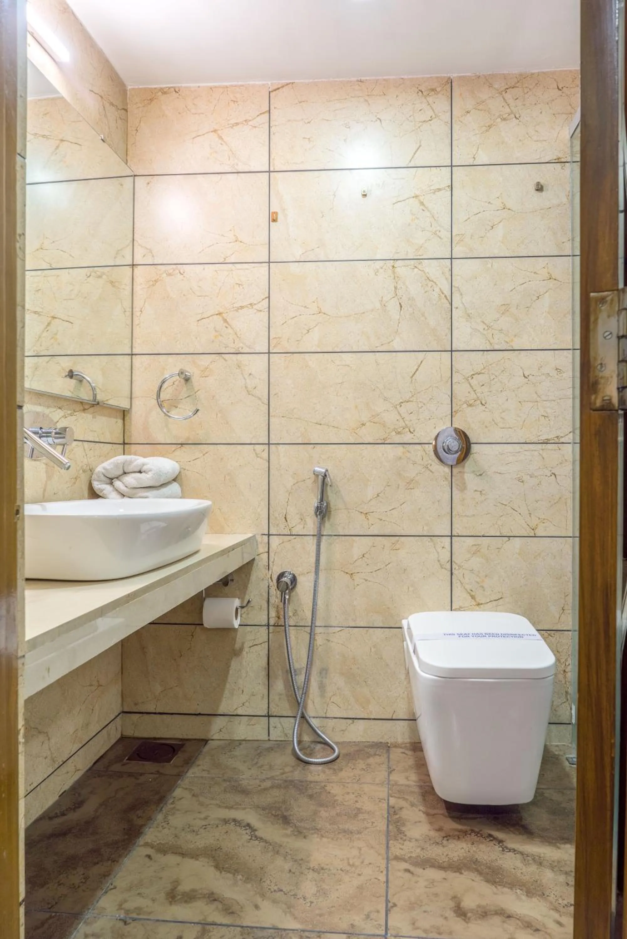 Toilet in Super Inn Armoise Hotel - Navrangpura, Ahmedabad