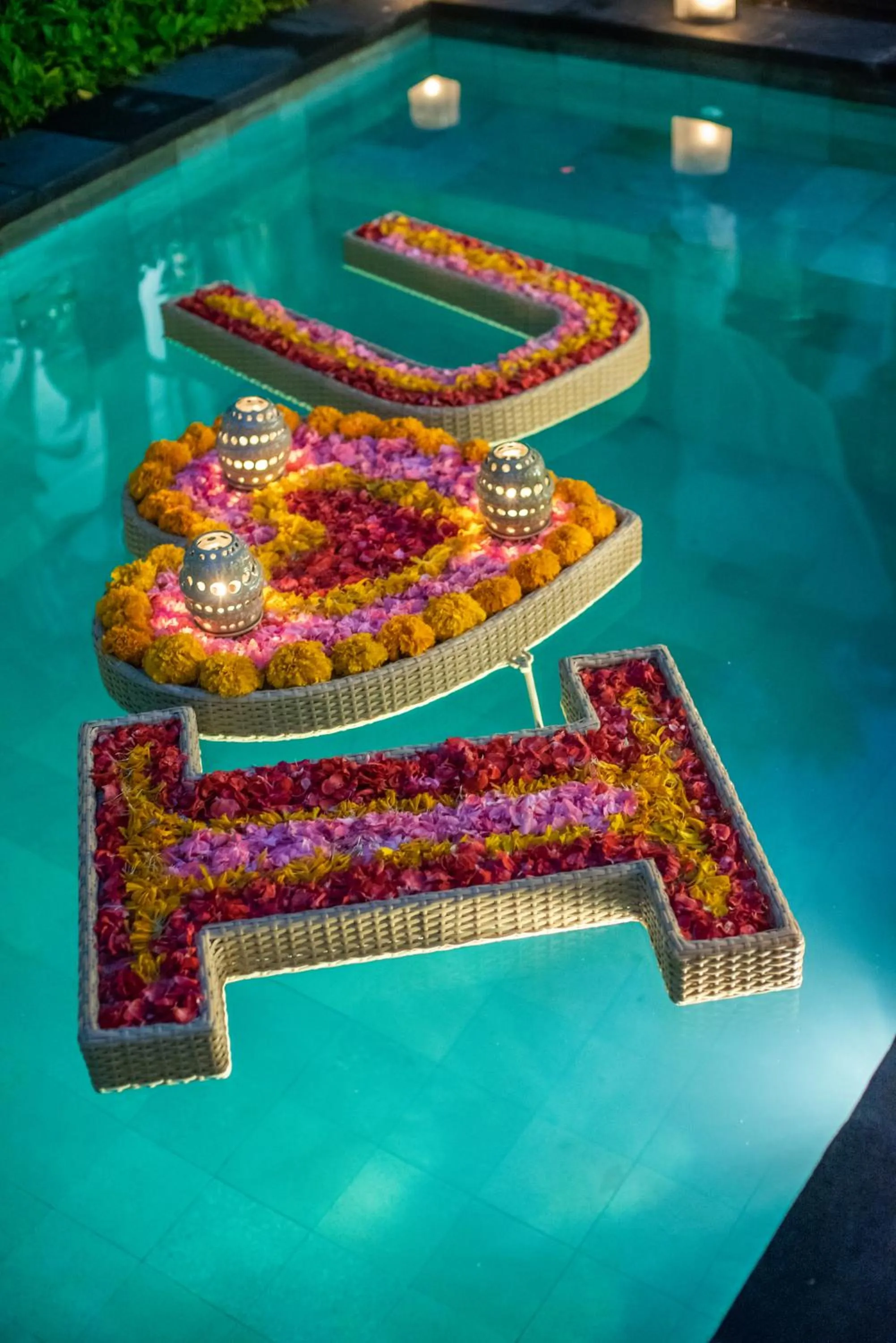 Pool view in Gaing Mas Jimbaran Villas by Gaing Mas Group