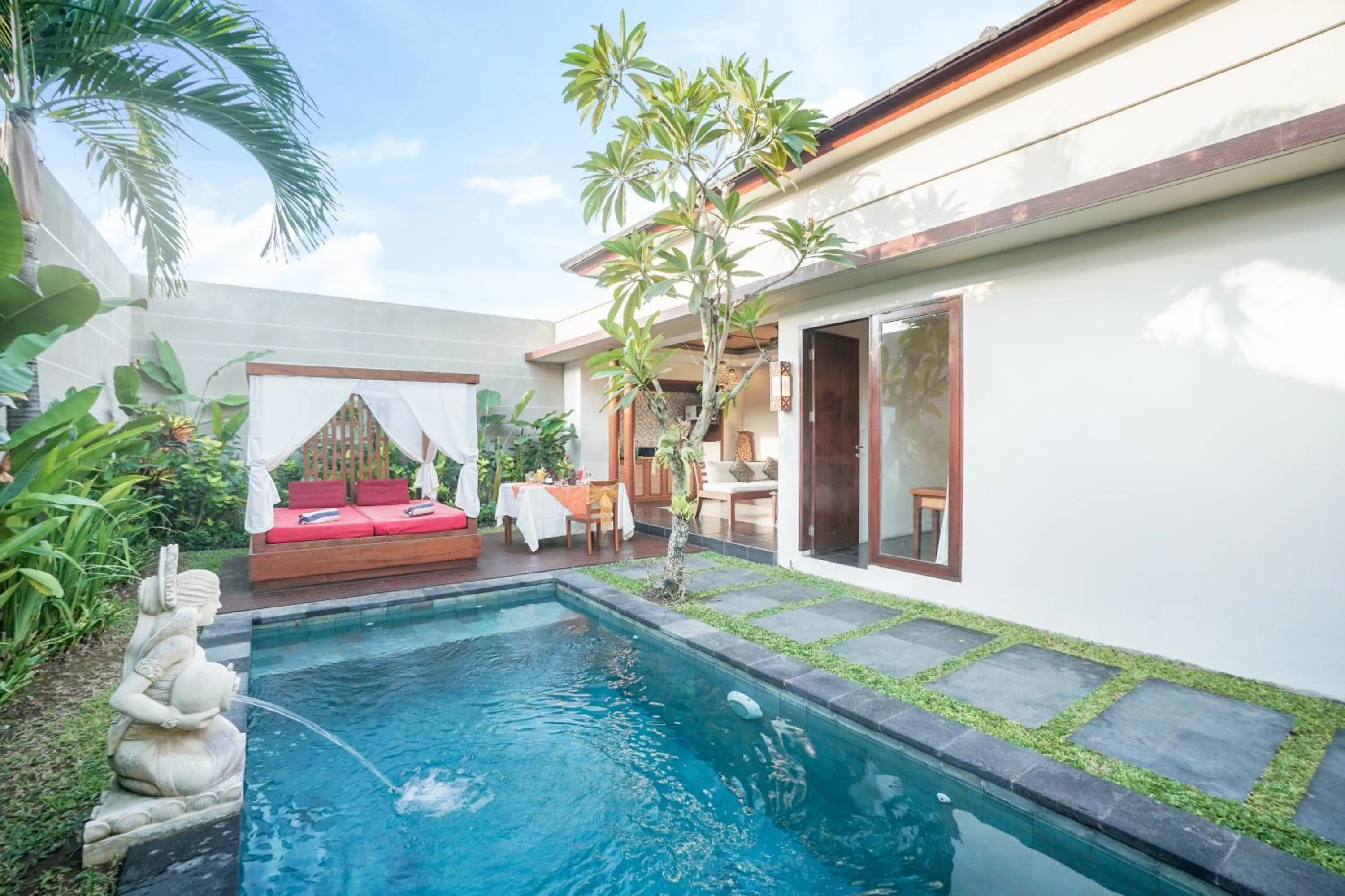 Pool view in Gaing Mas Jimbaran Villas by Gaing Mas Group