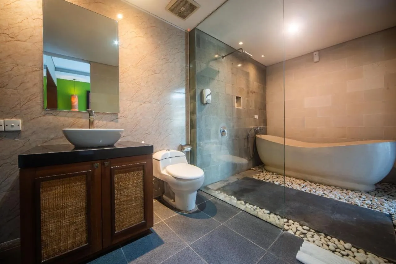 Shower in Gaing Mas Jimbaran Villas by Gaing Mas Group
