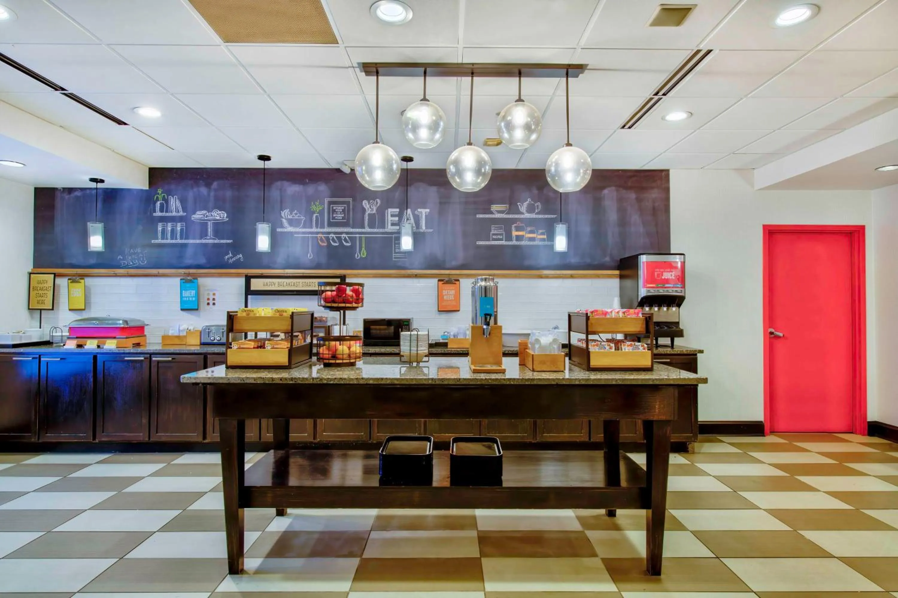 Breakfast in Hampton Inn Cortland