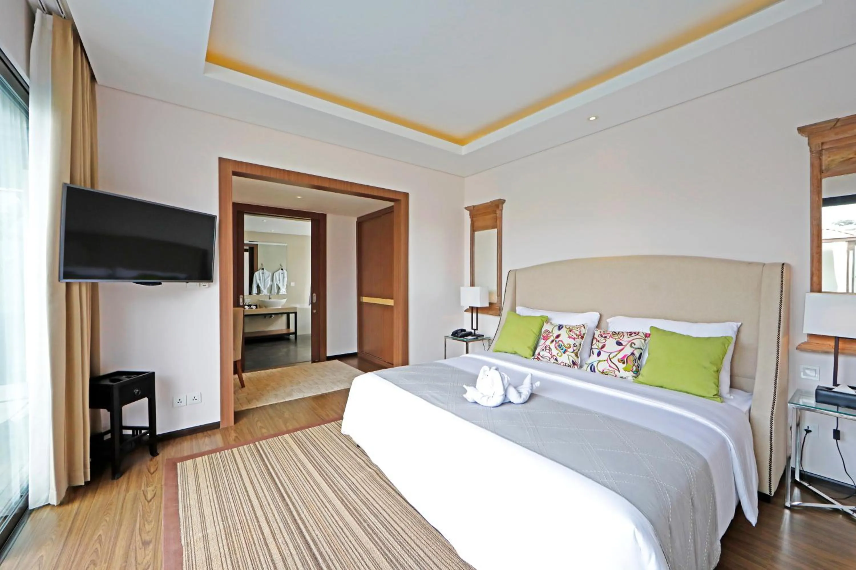 Bedroom, Bed in Pantai Indah Lagoi Bintan