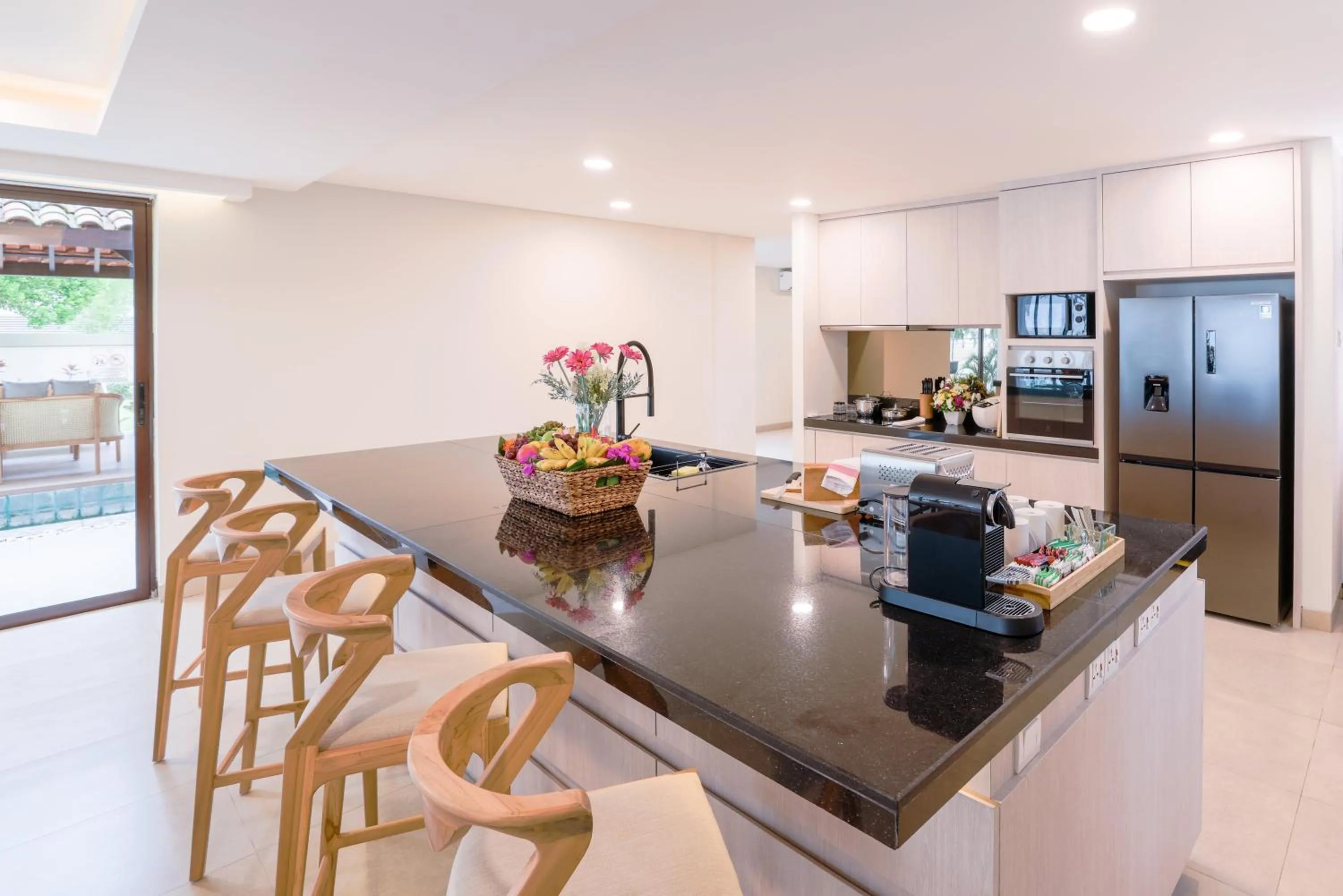 Kitchen or kitchenette in Pantai Indah Lagoi Bintan