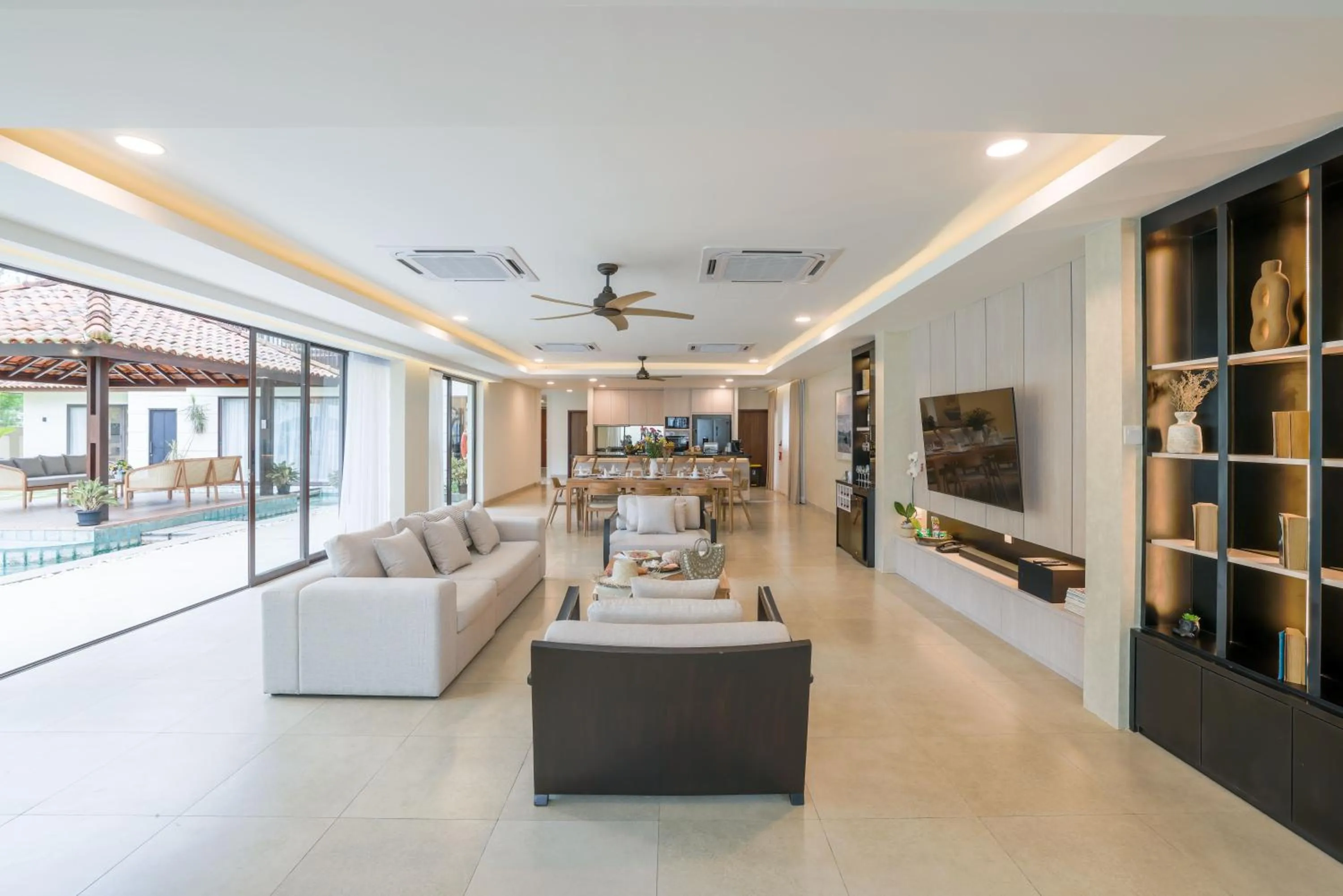 Living room in Pantai Indah Lagoi Bintan