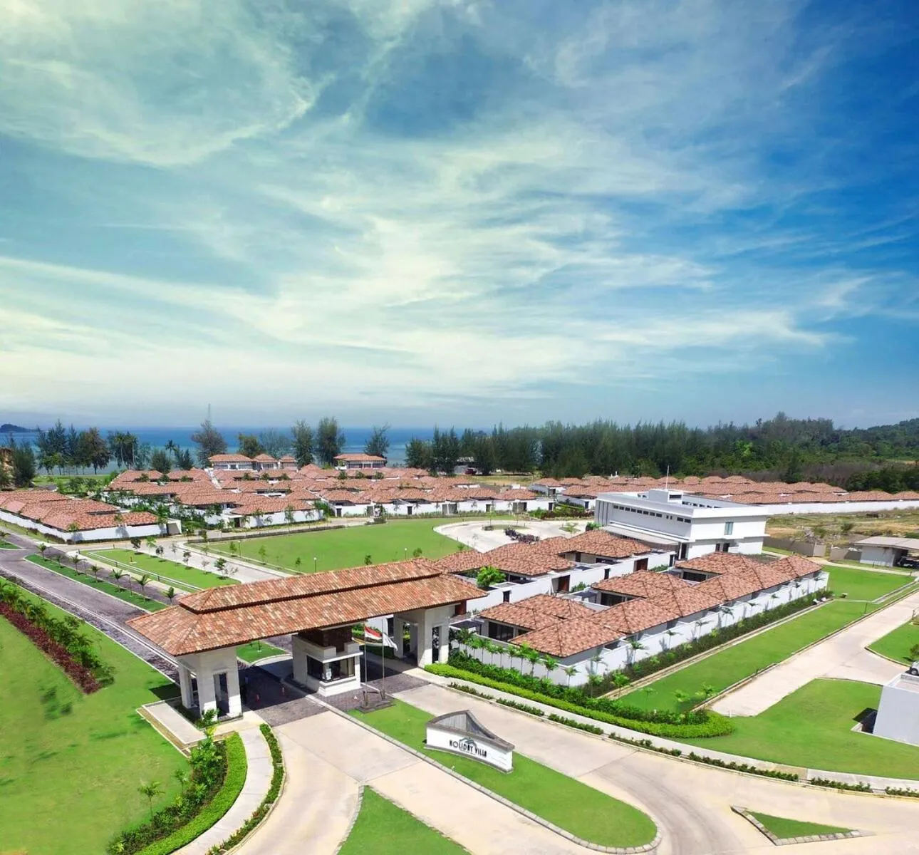 Facade/entrance in Pantai Indah Lagoi Bintan