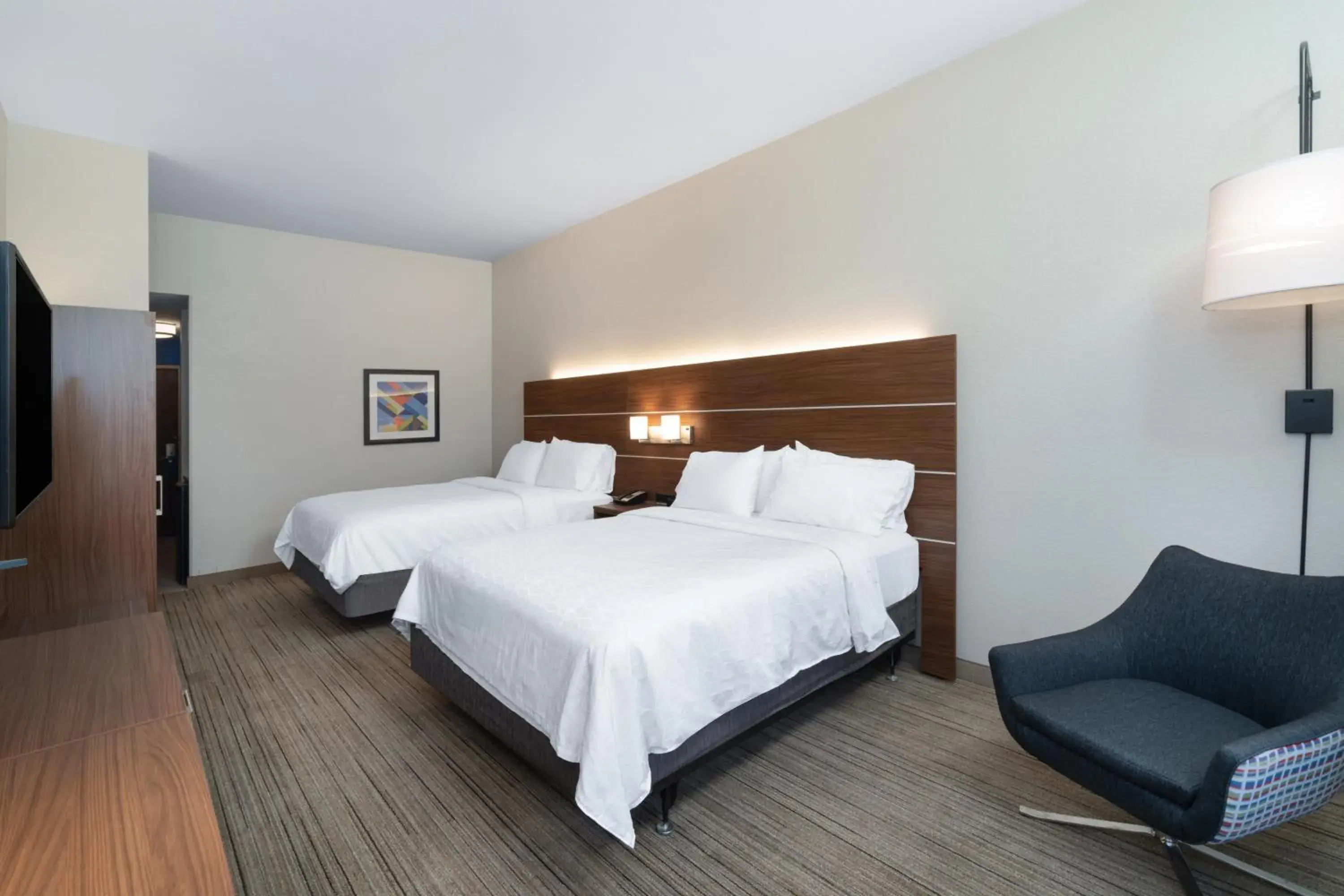 Standard Room with Two Queen Beds and Roll-In Shower - Mobility Access in Holiday Inn Express Hotel & Suites Talladega by IHG Standard Room with Two Queen Beds and Roll-In Shower - Mobility Access in Holiday Inn Express Hotel & Suites Talladega by IHG