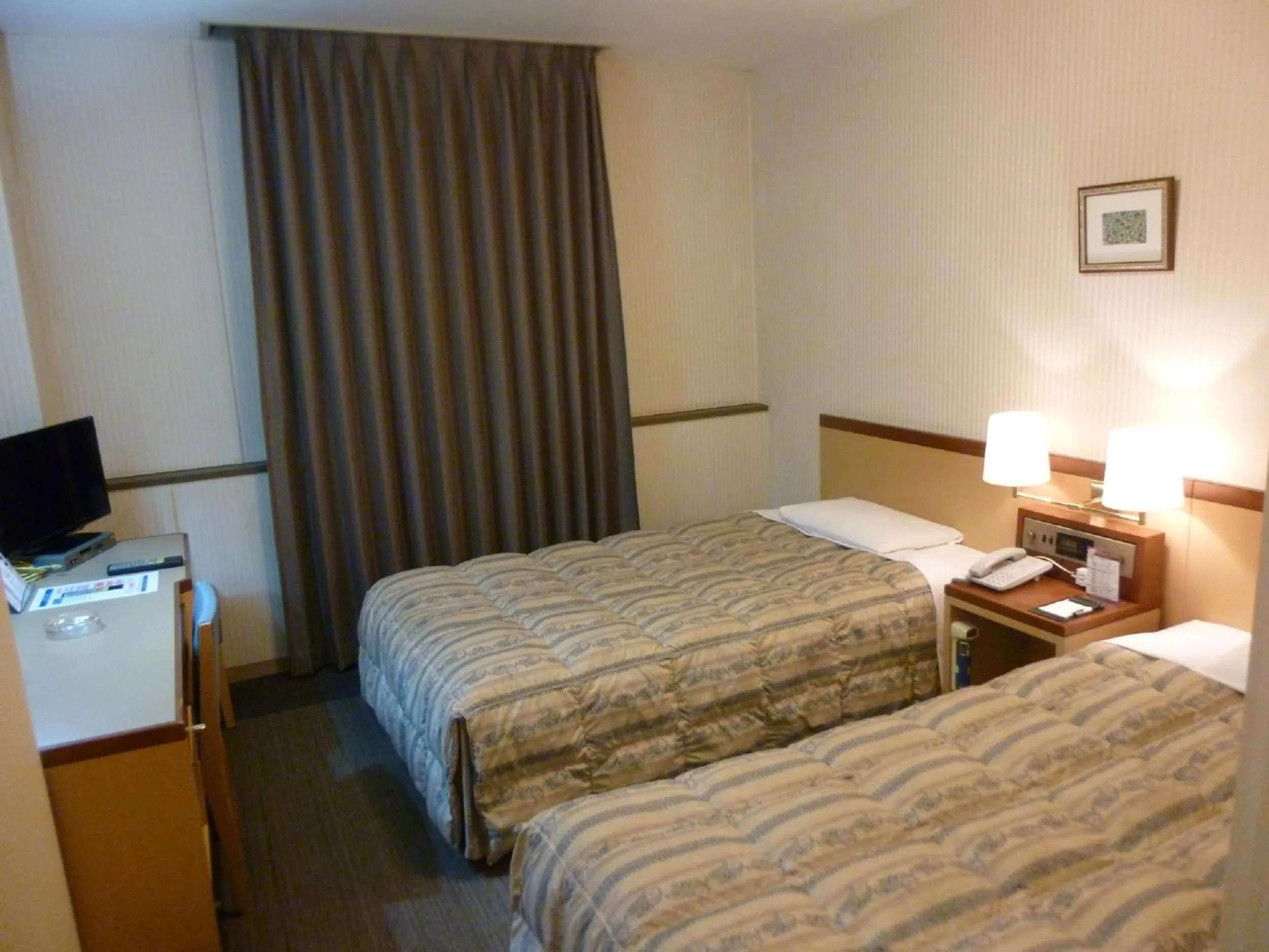 Photo of the whole room, Bed in Hotel Crownhills Fukushima