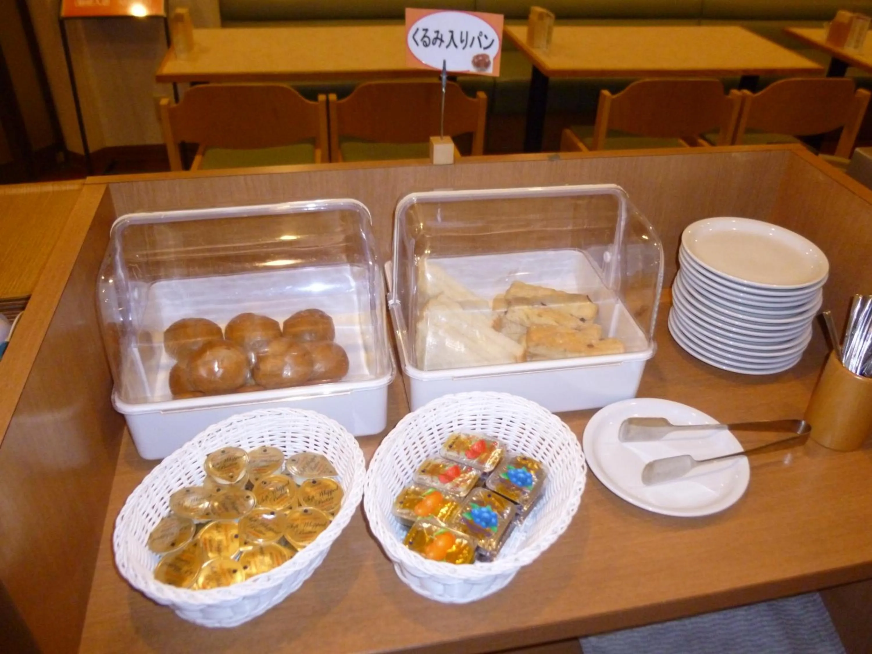 Buffet breakfast in Hotel Crownhills Fukushima