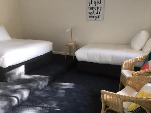 Bed in Corryong Hotel Motel