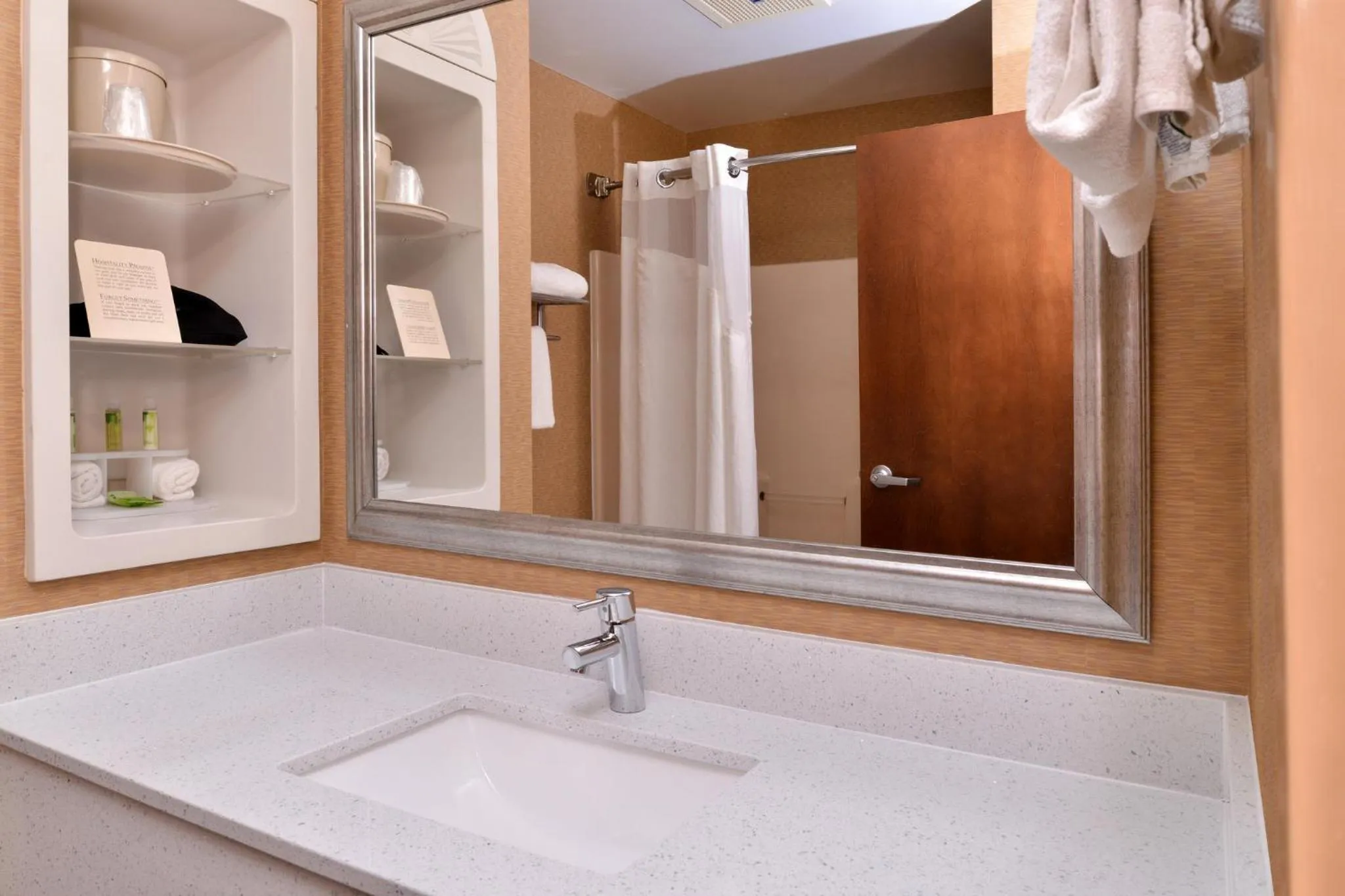 Bathroom in Holiday Inn Express Hotel & Suites Cincinnati-Blue Ash by IHG