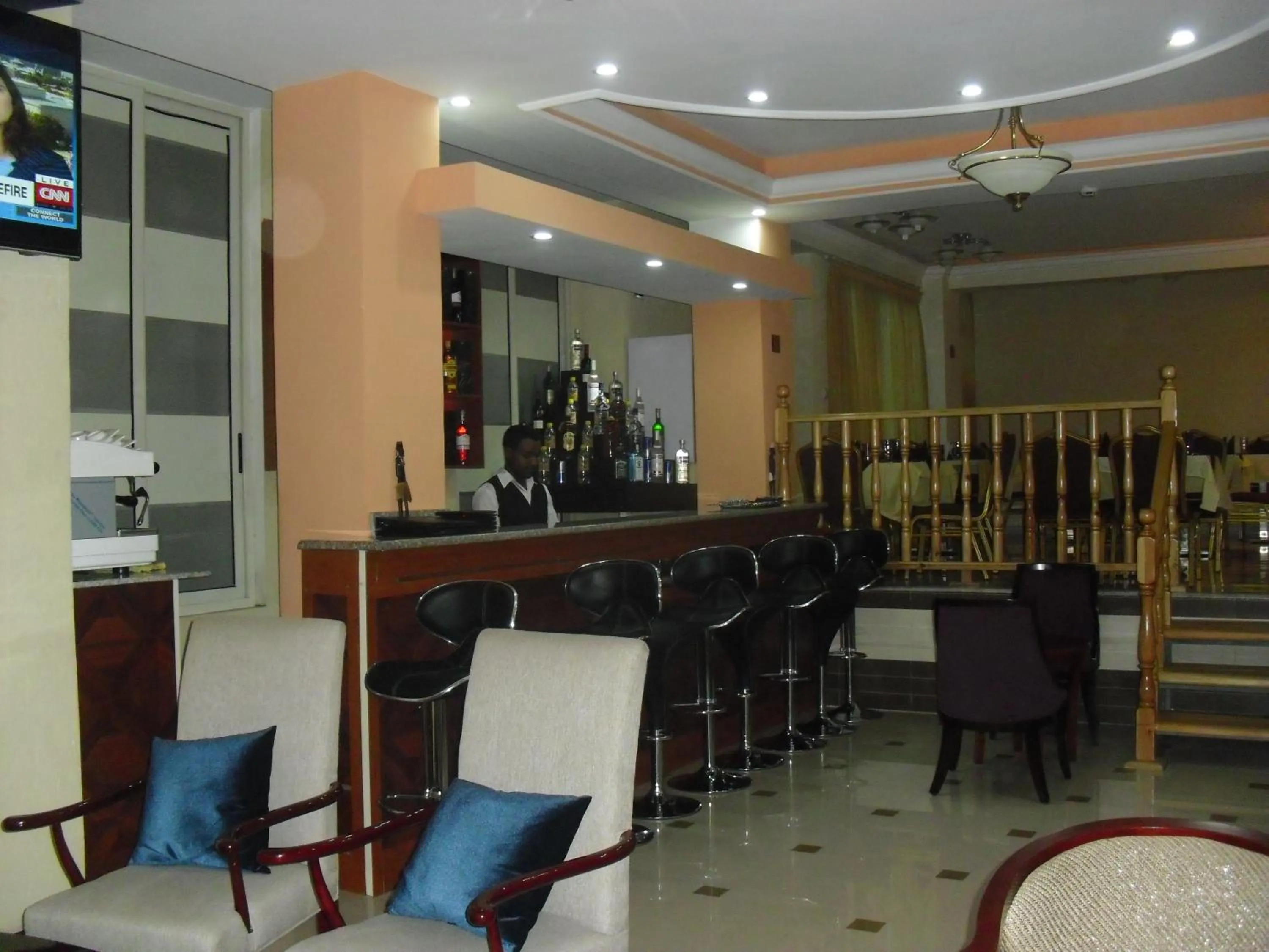 Dining area in C Fun Addis Hotel
