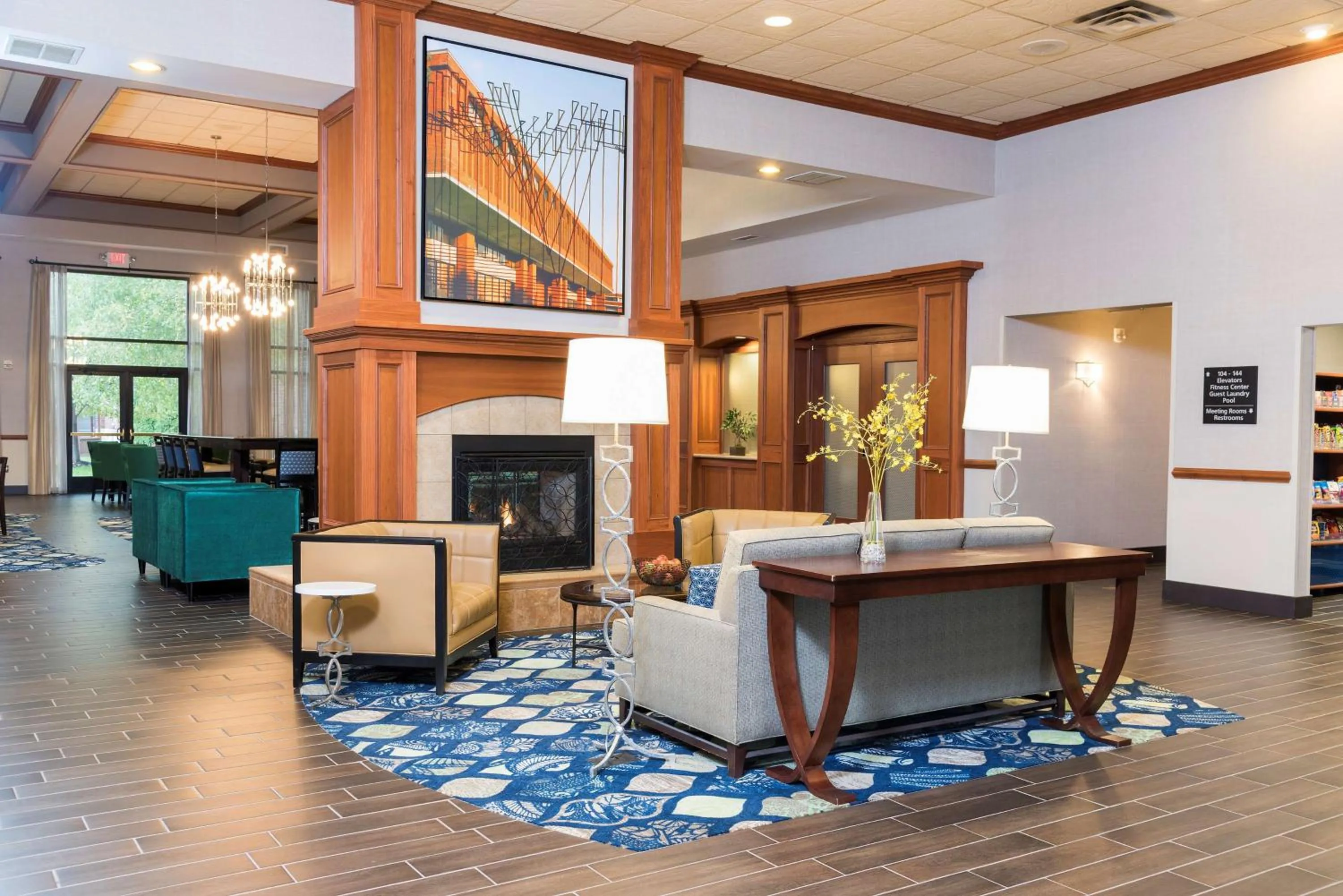 Lobby or reception in Hampton Inn & Suites East Lansing
