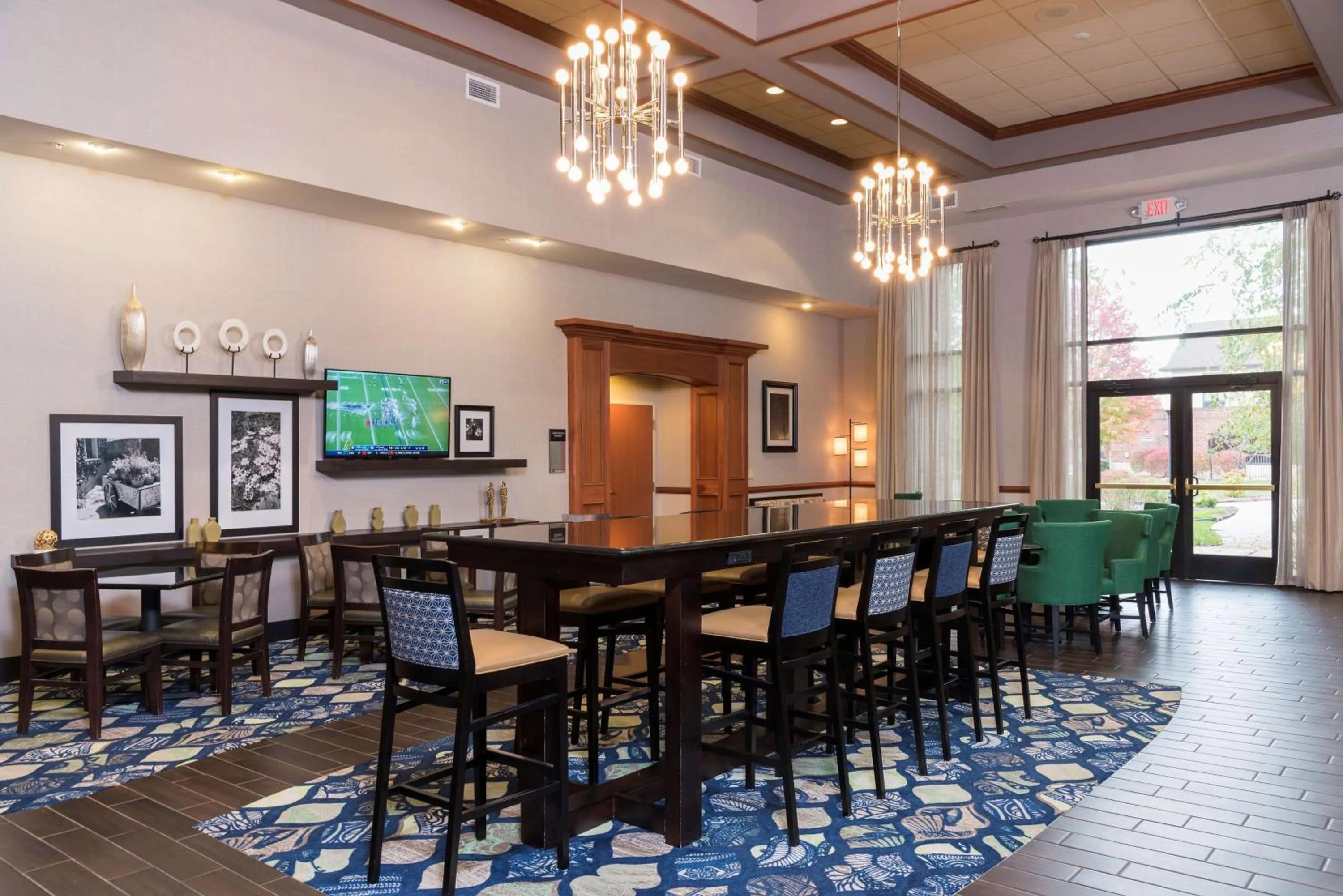 Lobby or reception in Hampton Inn & Suites East Lansing