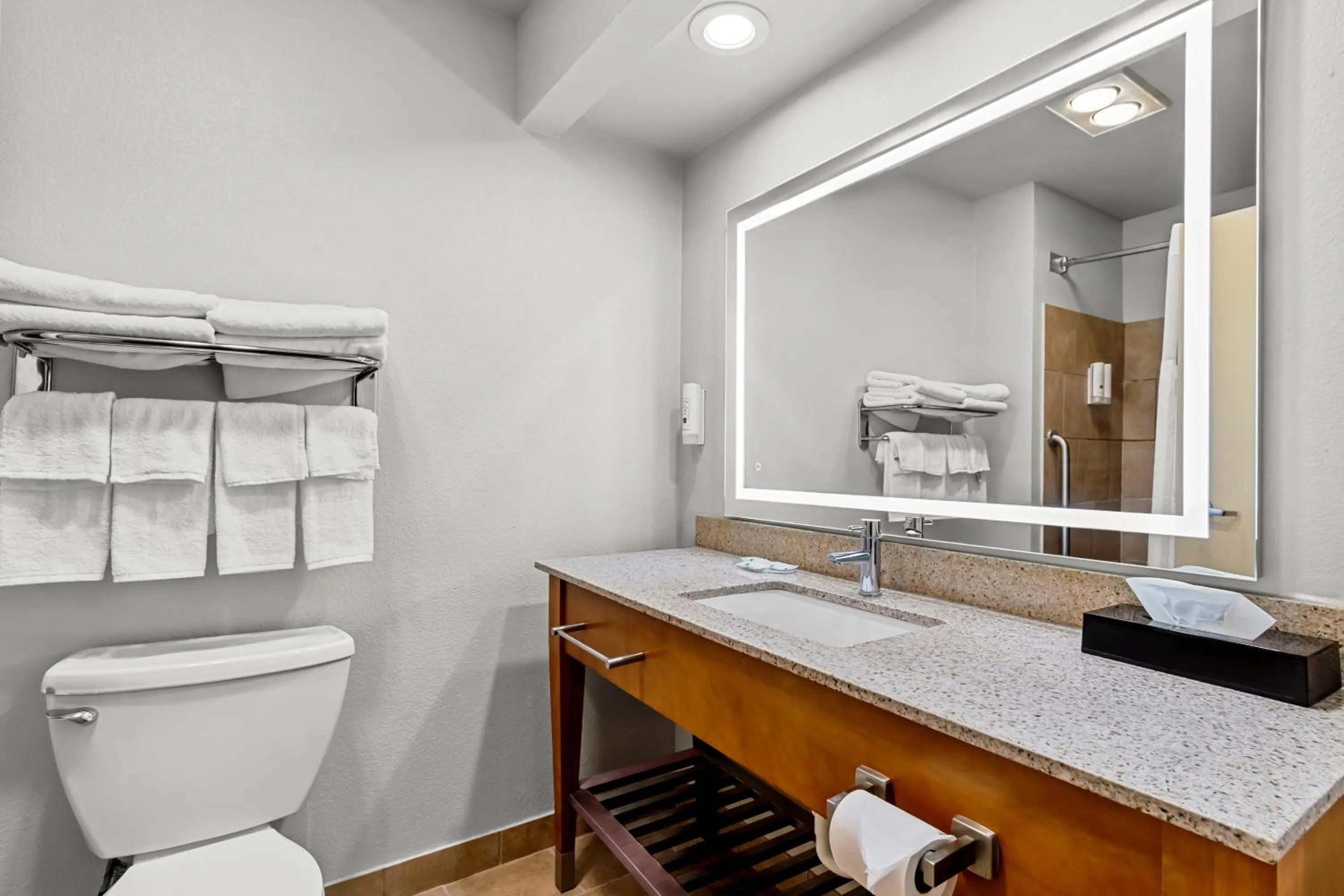 Bathroom in Quality Inn & Suites San Antonio Airport - Stone Oak