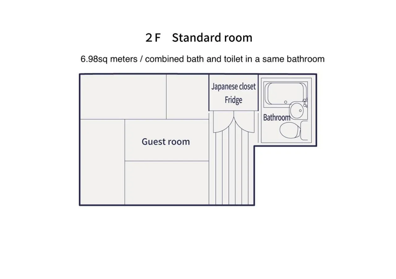 Photo of the whole room in Luck You Kyoto