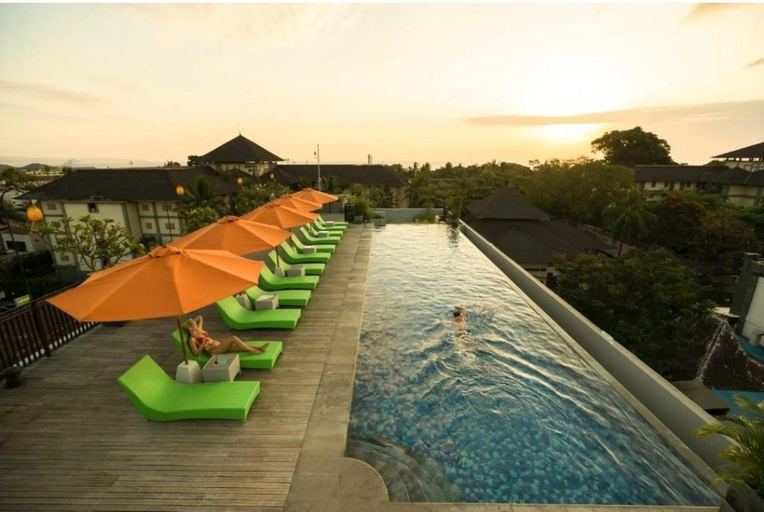 Swimming pool in Palette Legian Beach