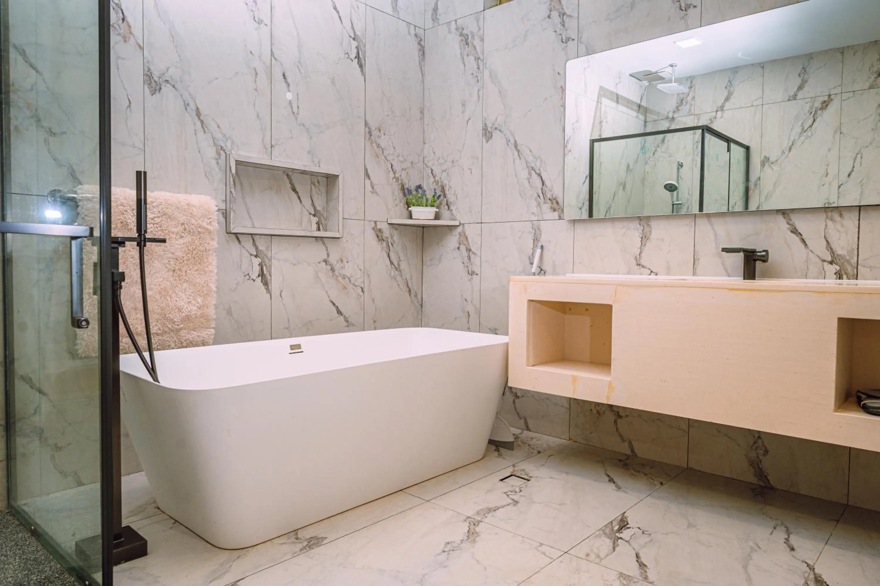 Bathroom in Sabah Beach Villas & Suites