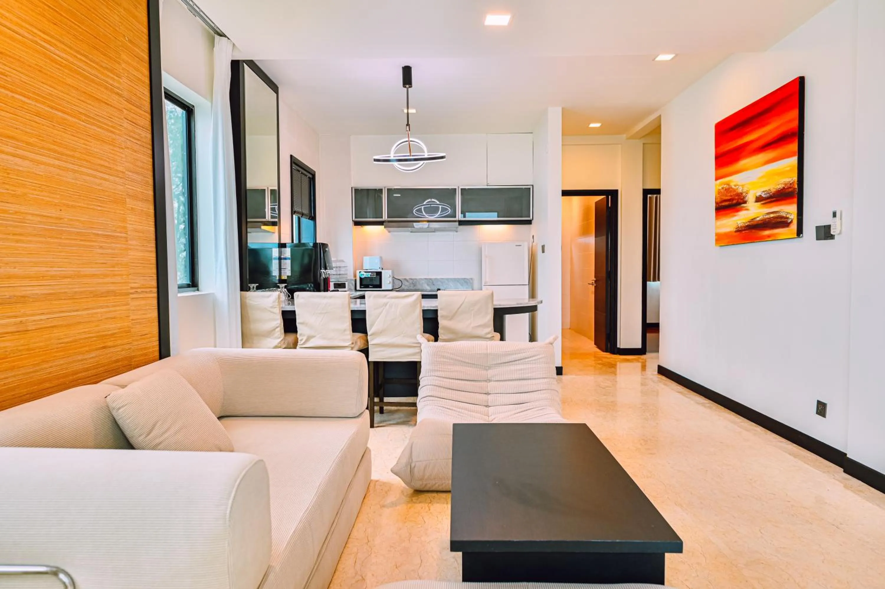 Living room in Sabah Beach Villas & Suites