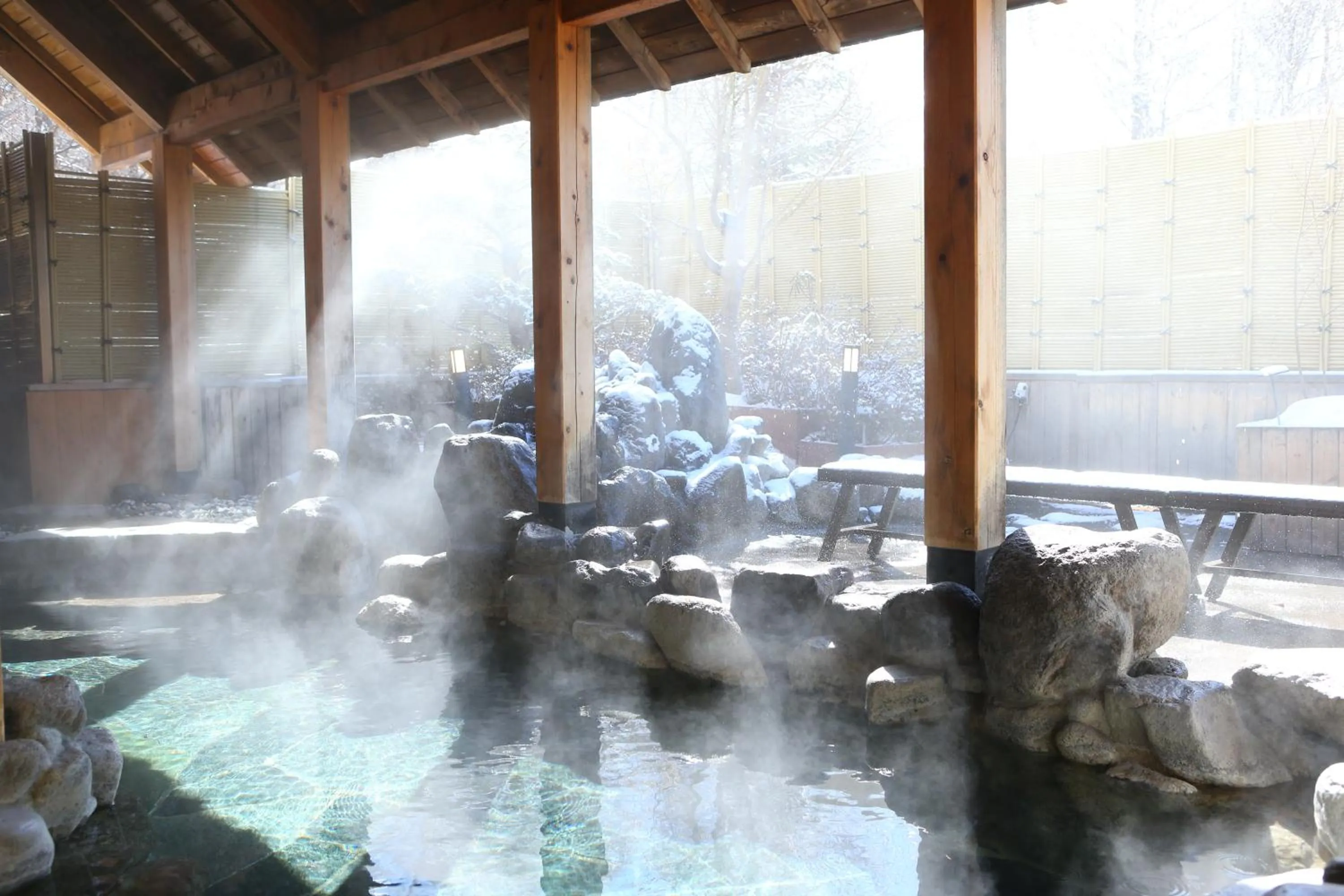 Hot Spring Bath in Tateshina Tokyu Hotel