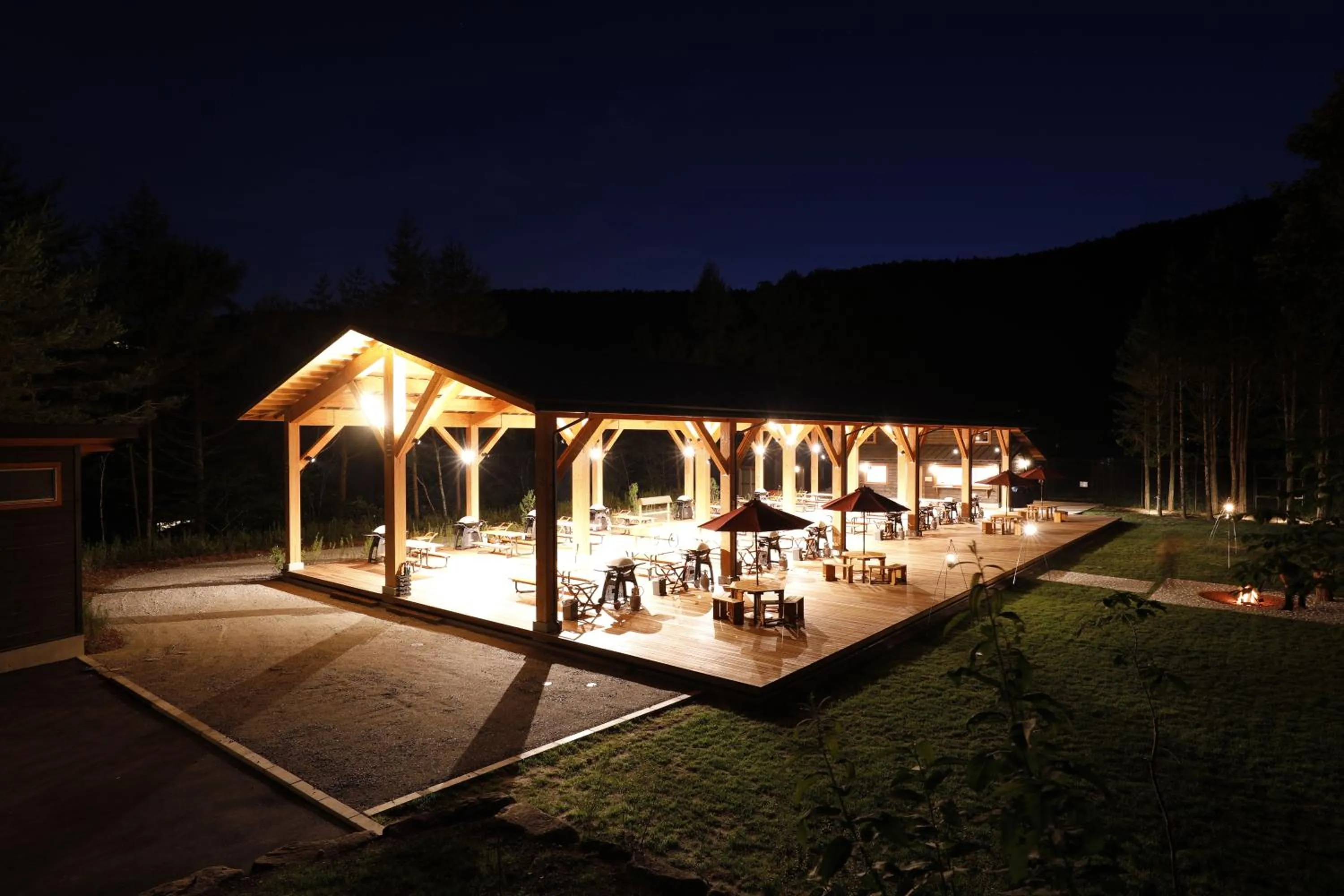 BBQ facilities in Tateshina Tokyu Hotel