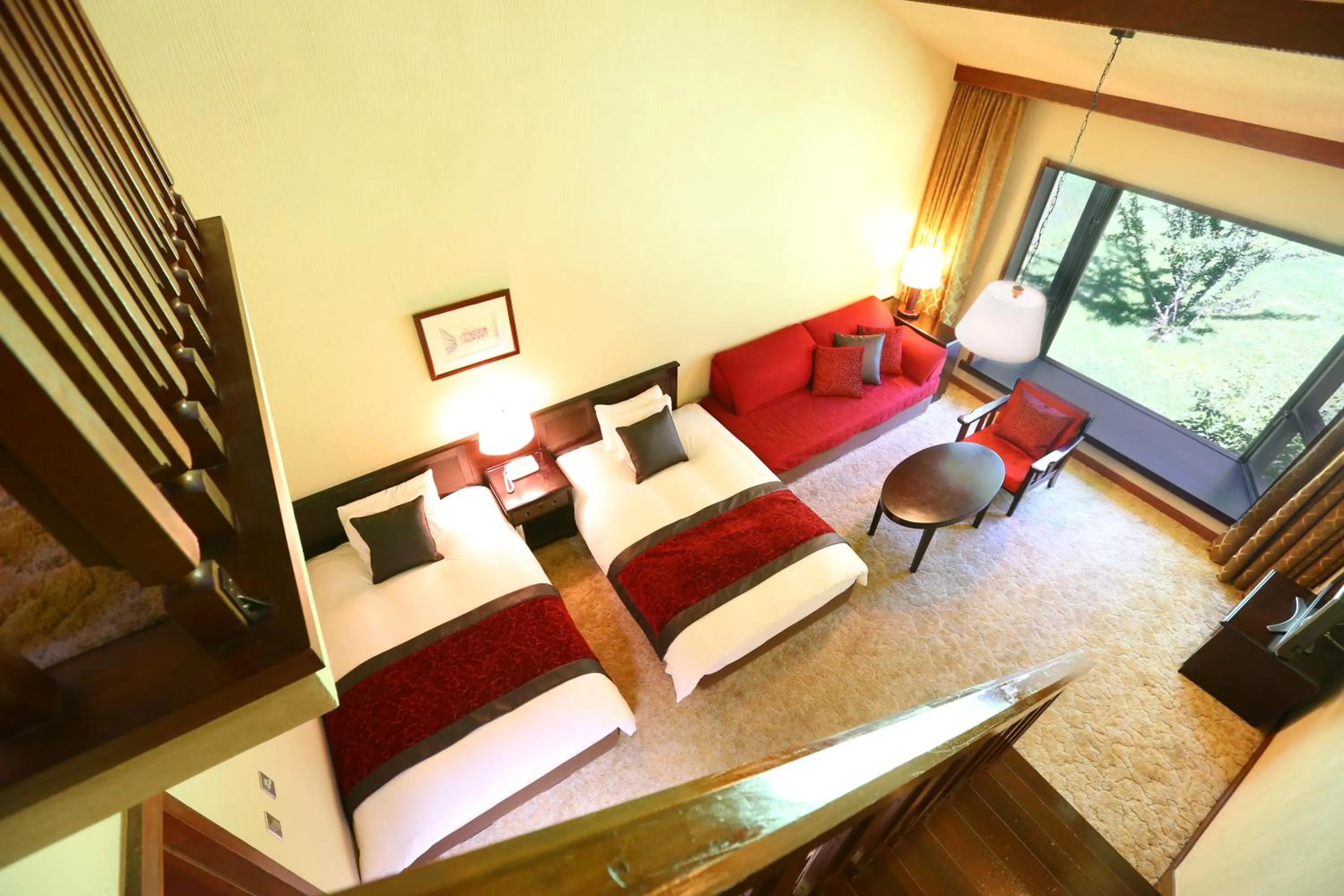 Photo of the whole room, Bed in Tateshina Tokyu Hotel