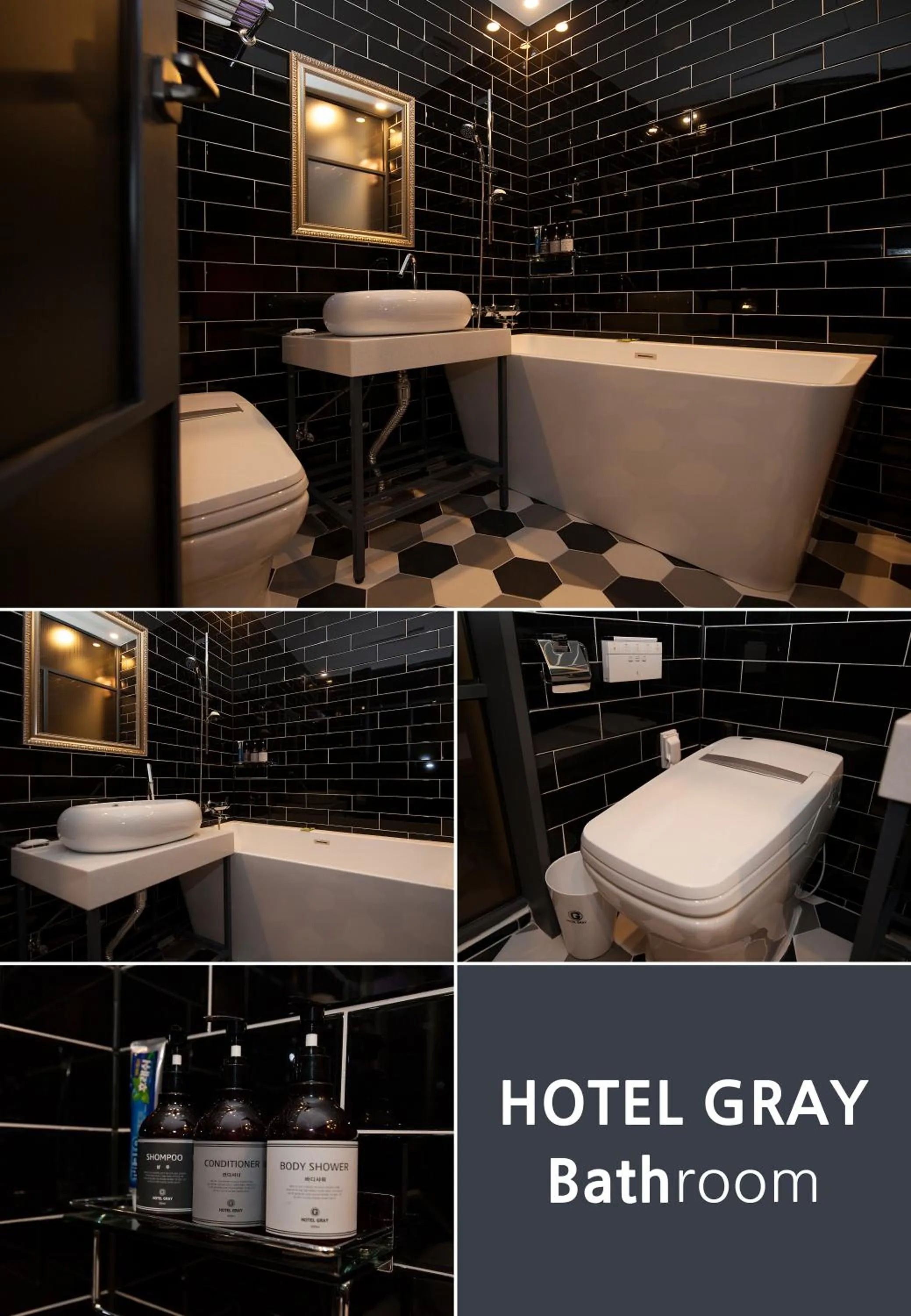 Toilet in Hotel Gray