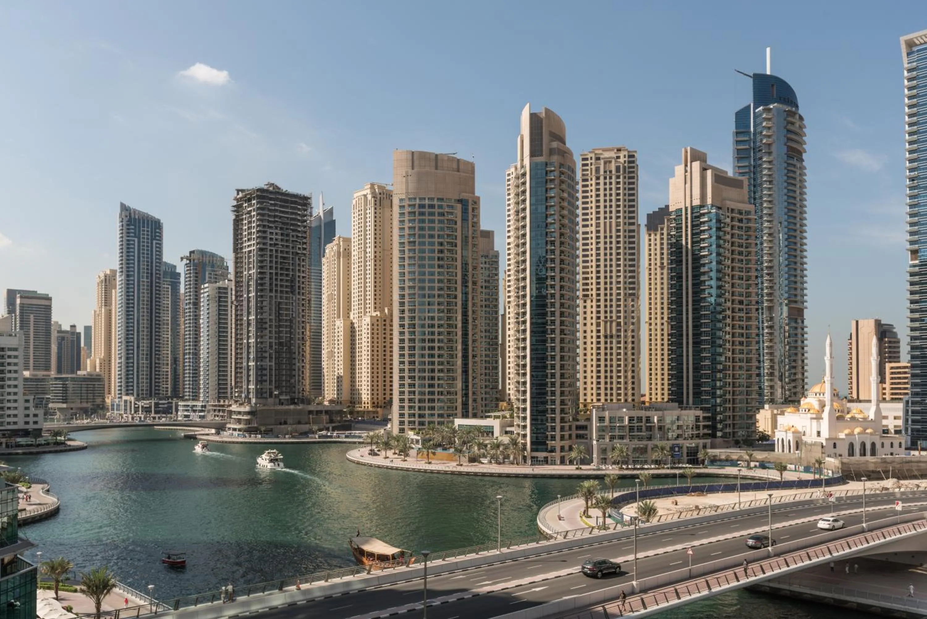 River view in Marina Hotel Apartments