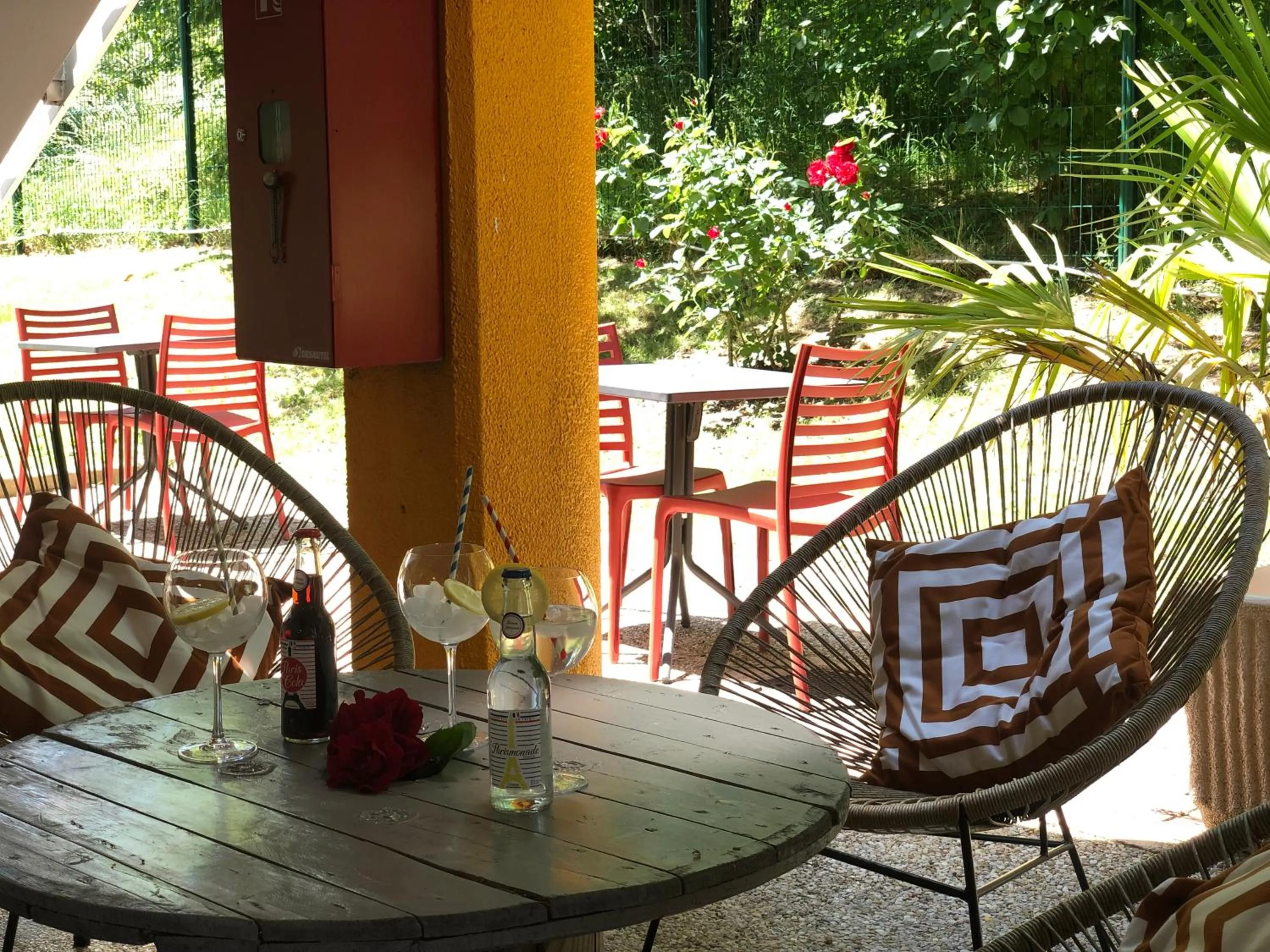 Balcony/Terrace in Première Classe Villejust