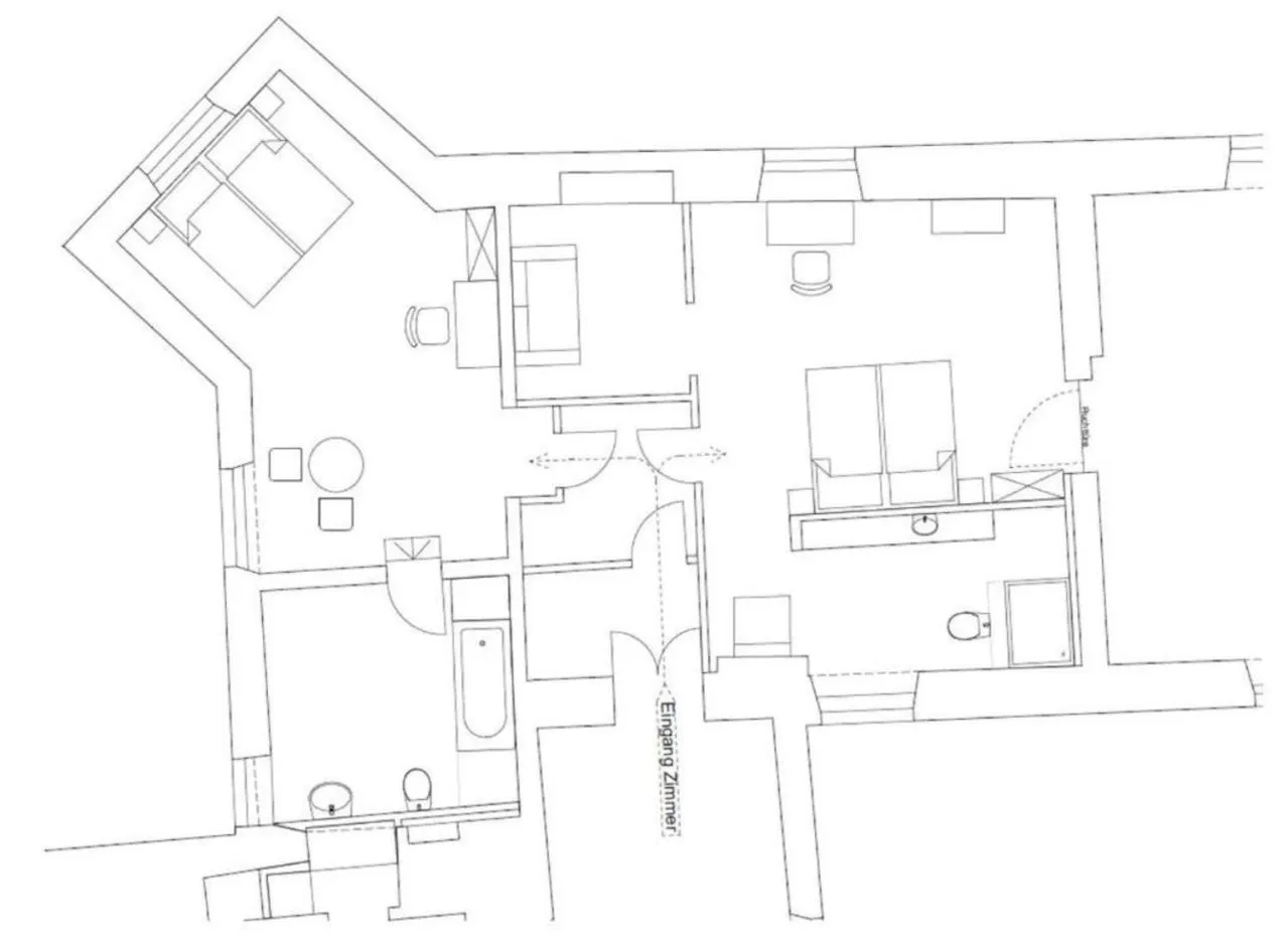 Floor plan in Schlossparkhotel Mariakirchen