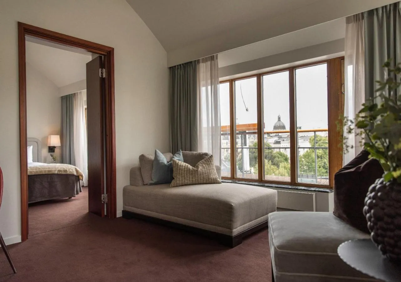 Living room, Bed in Berns Hotel - Boutique Hotel in the heart of Stockholm