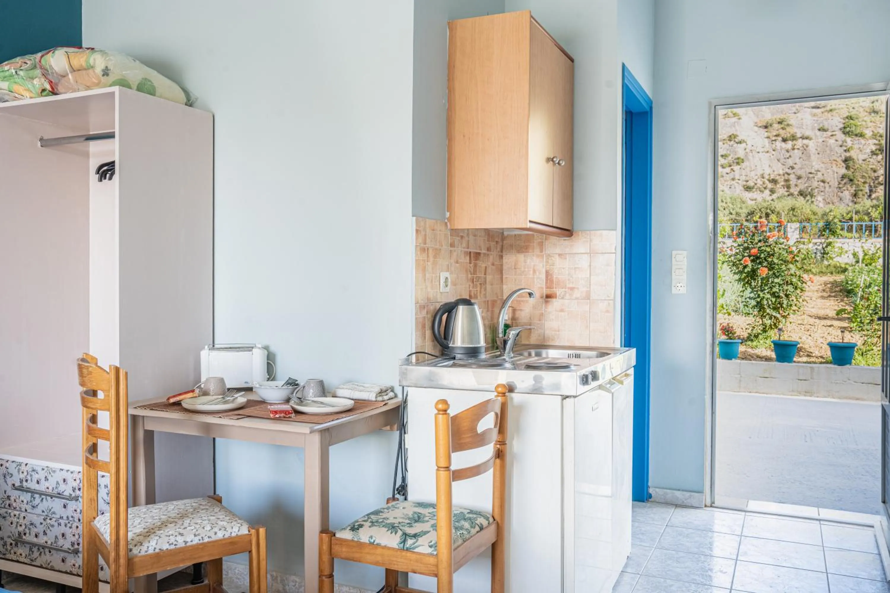 kitchen in Anastasia Studios Katelios