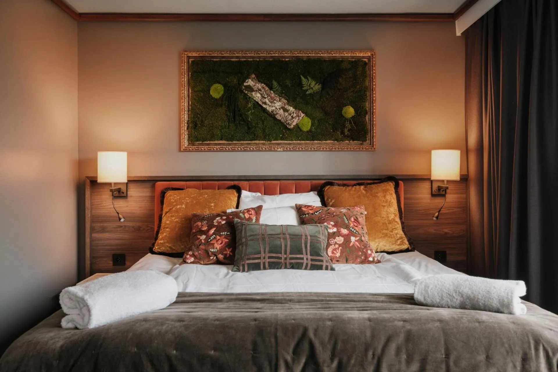 Bed in Villa Foresta