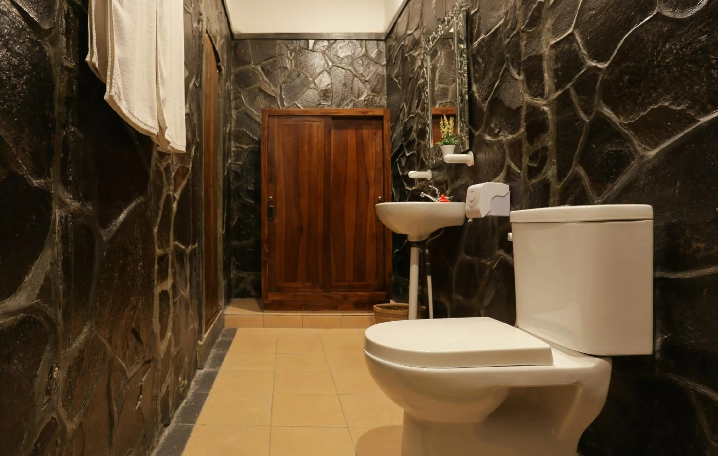 Bathroom in Nara Ubud Cottage by Mahaputra
