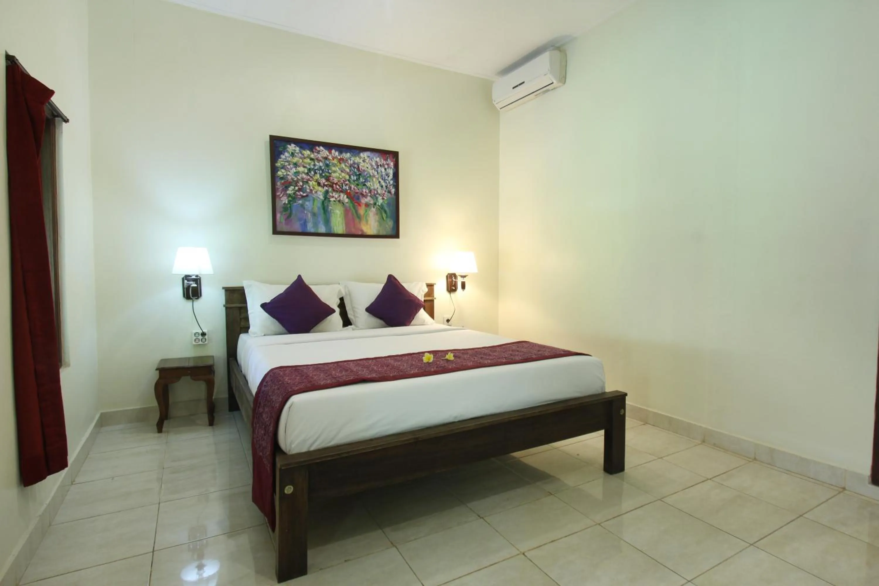 Bedroom, Bed in Nara Ubud Cottage by Mahaputra