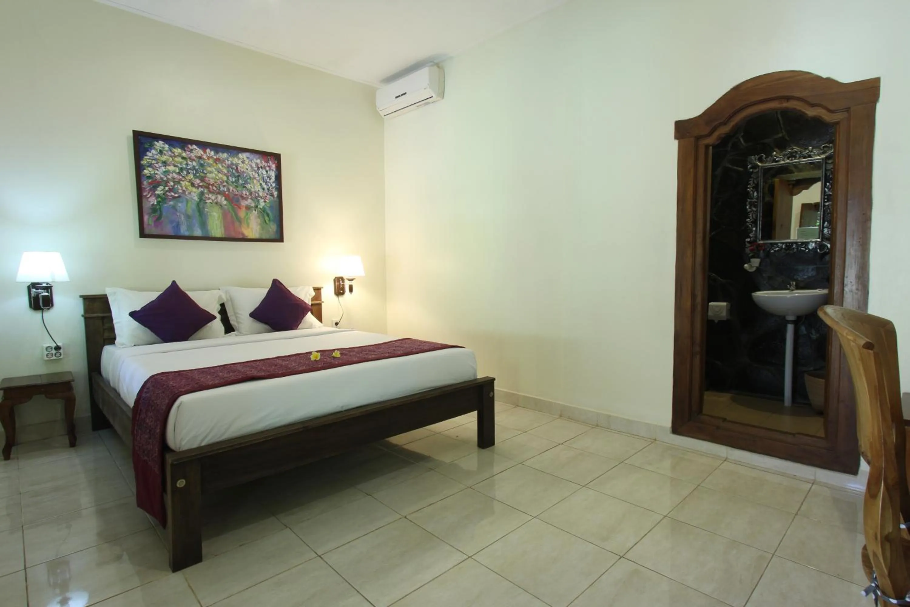 bunk bed, Bed in Nara Ubud Cottage by Mahaputra