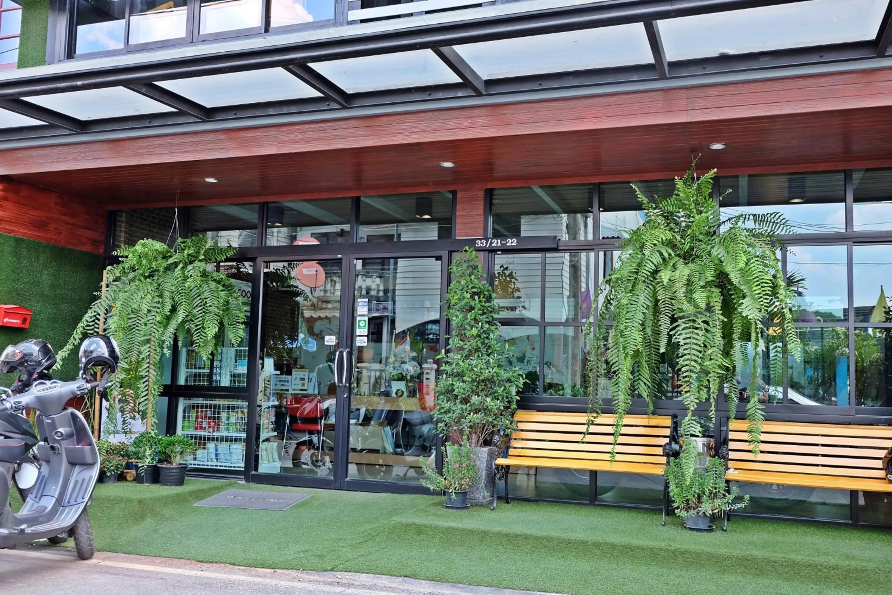 Facade/entrance in Chiang Mai Hipster Mini Hotel