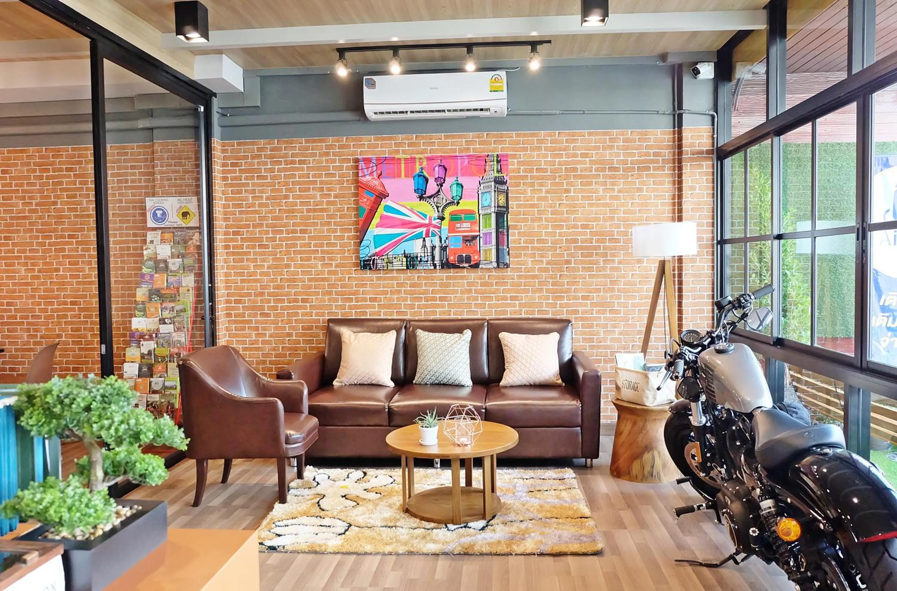 Decorative detail in Chiang Mai Hipster Mini Hotel