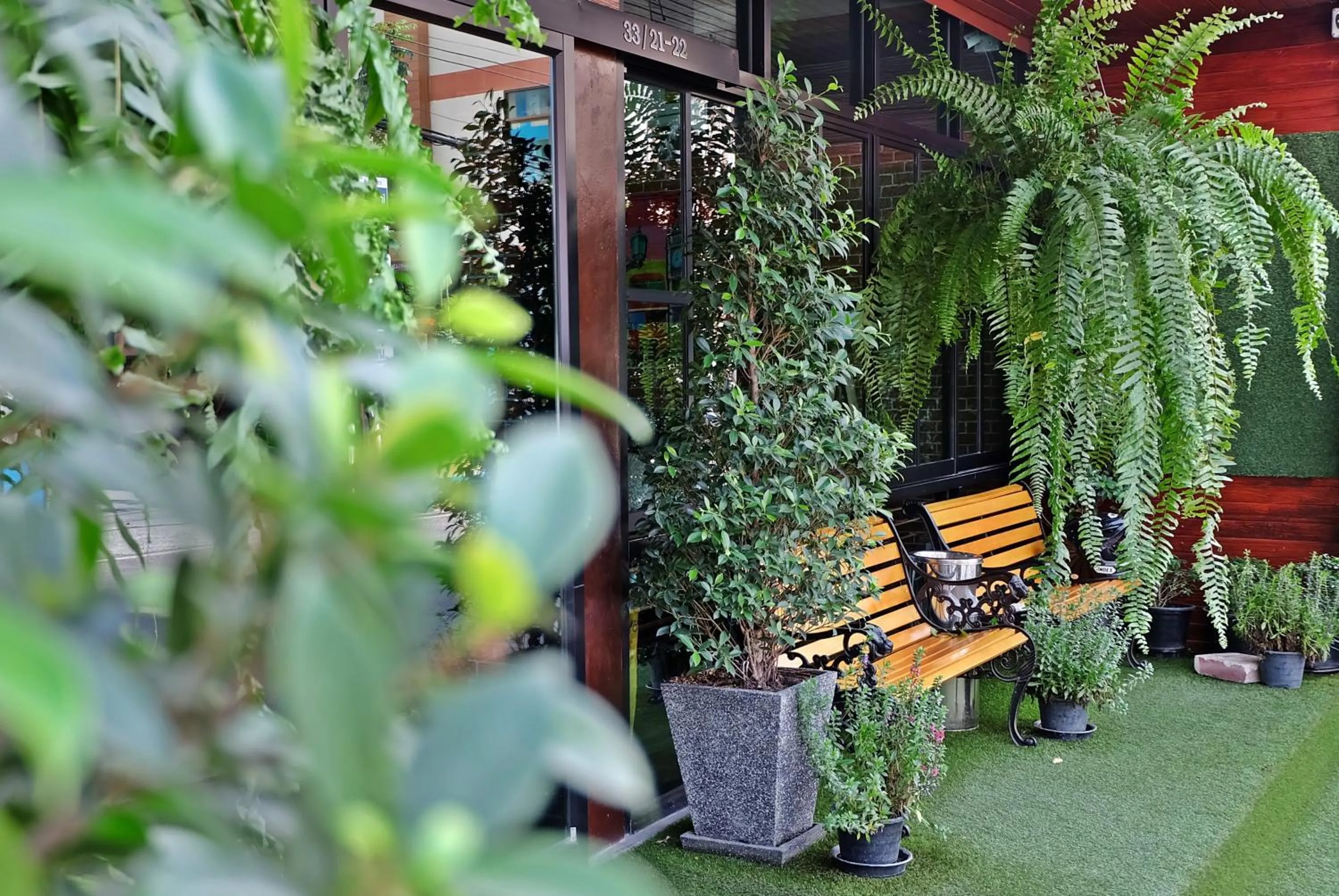 Decorative detail in Chiang Mai Hipster Mini Hotel