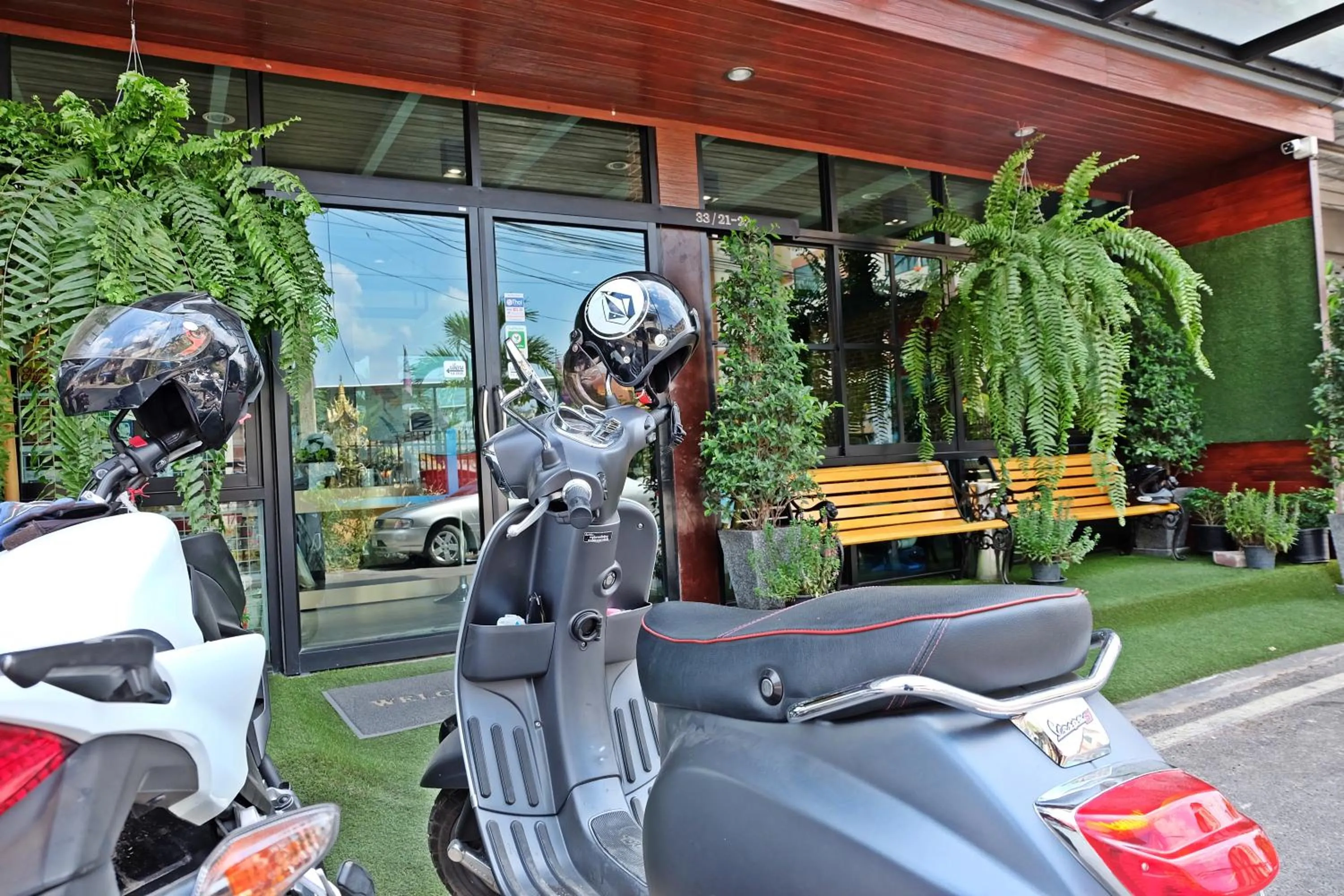 Decorative detail in Chiang Mai Hipster Mini Hotel