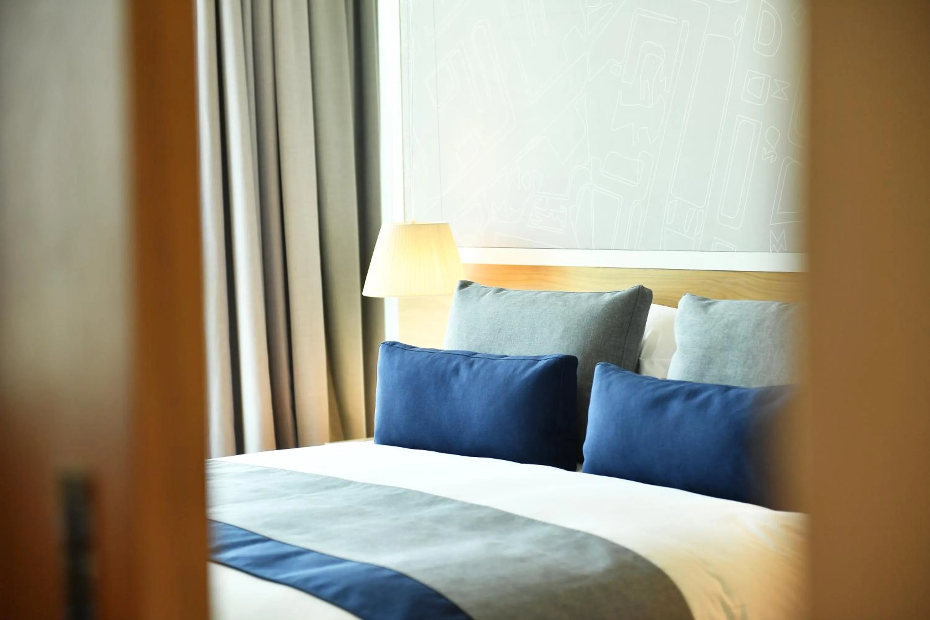 Bed in The Key Beirut