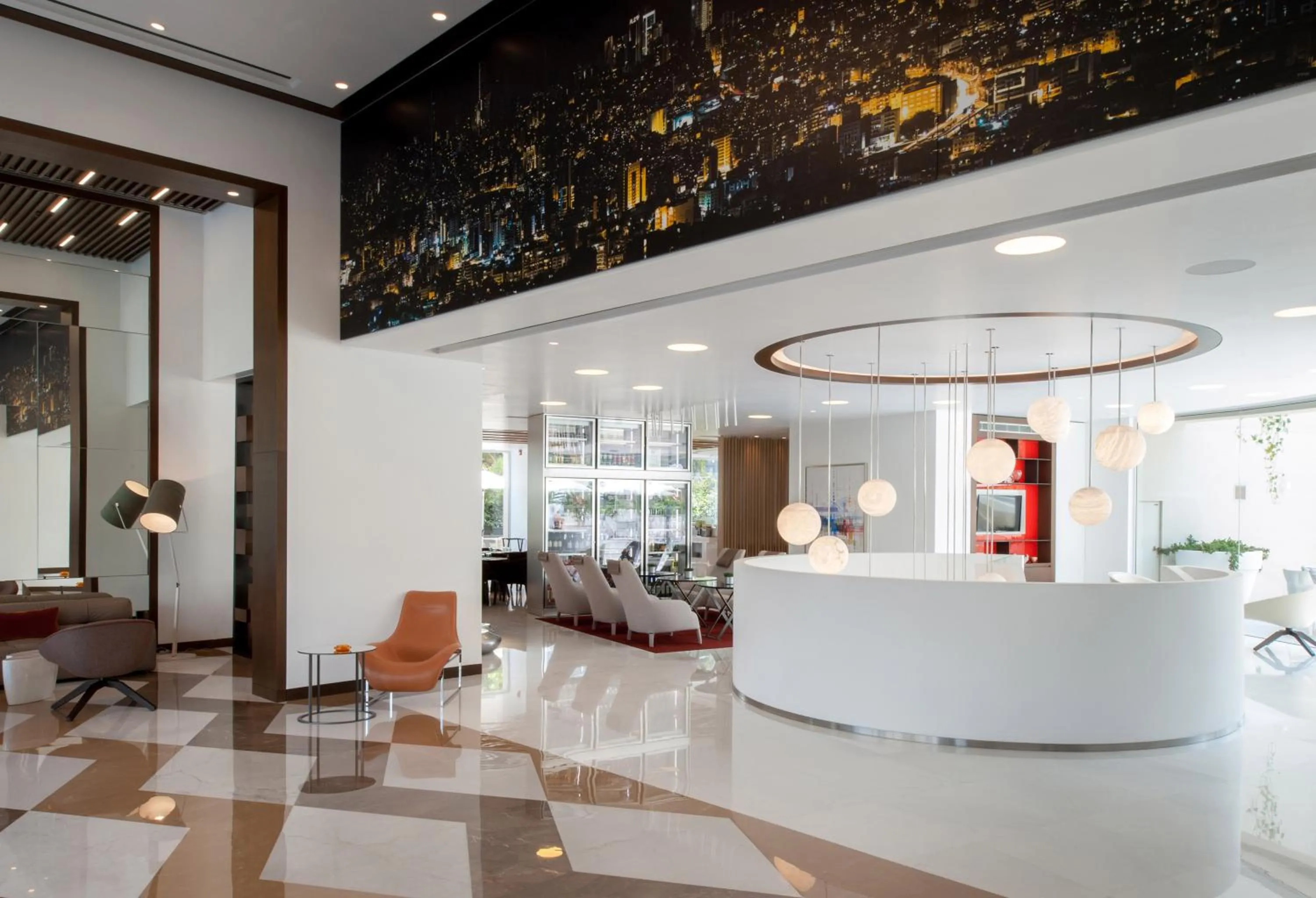 Lobby or reception in The Key Beirut