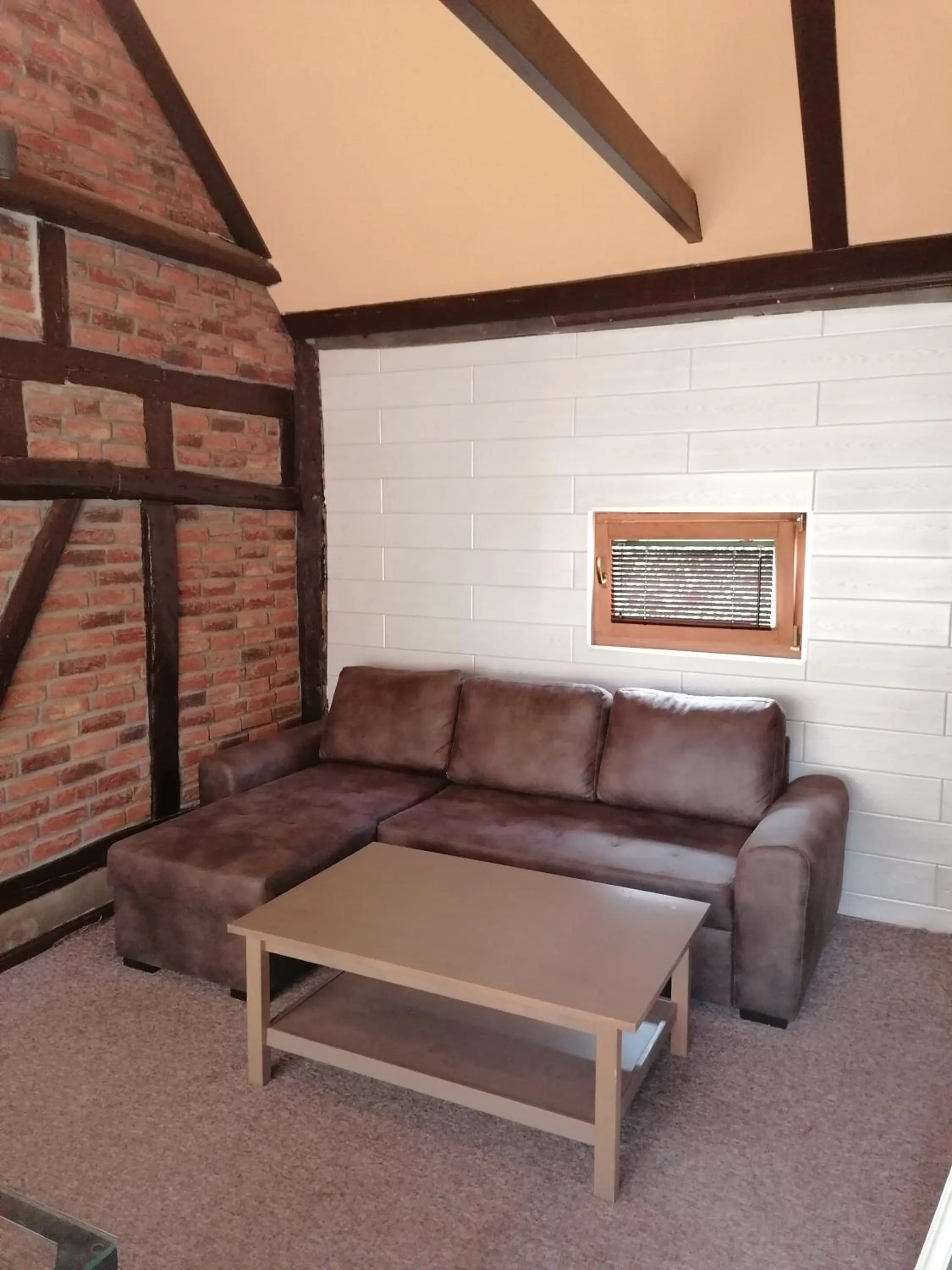 Living room in Pension Riverside in Leverkusen Hitdorf am Rhein - Zentral an der A1 und 59