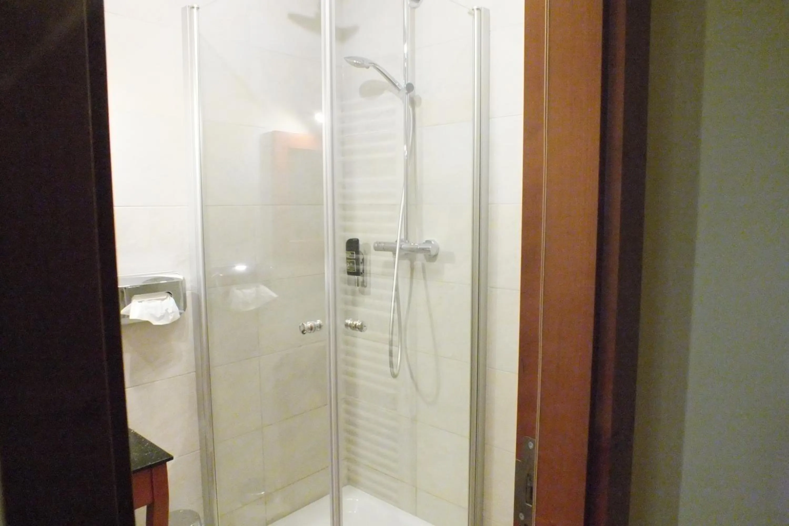 Bathroom in Pension Riverside in Leverkusen Hitdorf am Rhein - Zentral an der A1 und 59